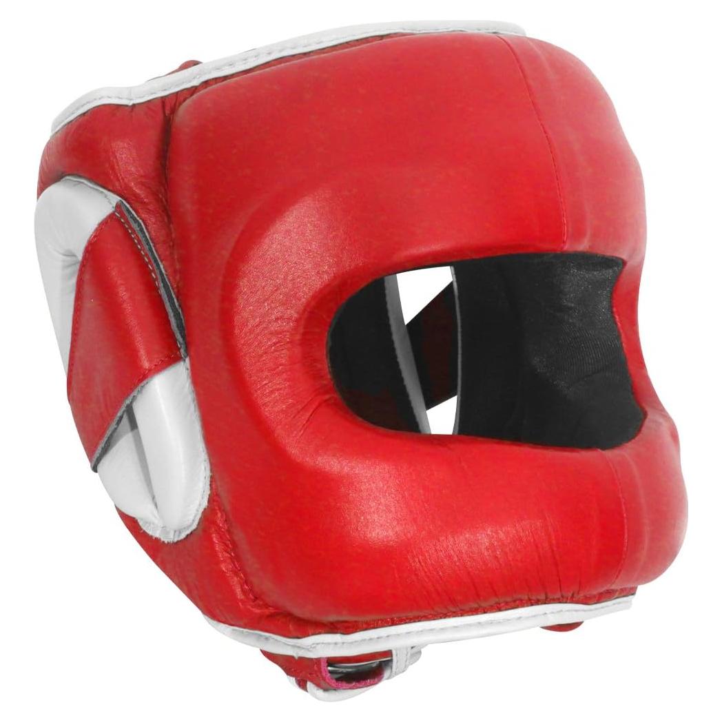 Cascos de Boxeo Ringside Deluxe Face Saver Negro Grande