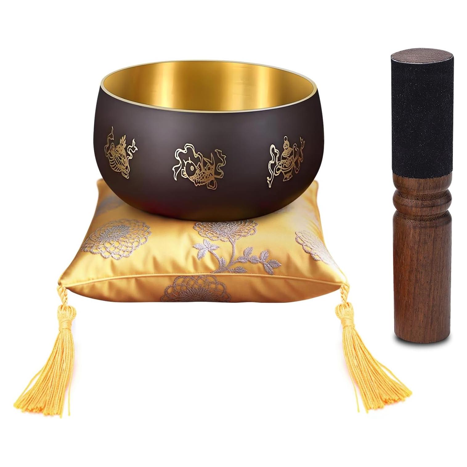 Juego de Cuencos Cantores Tibetanos Vilosa 13.2 cm - Hecho a Mano