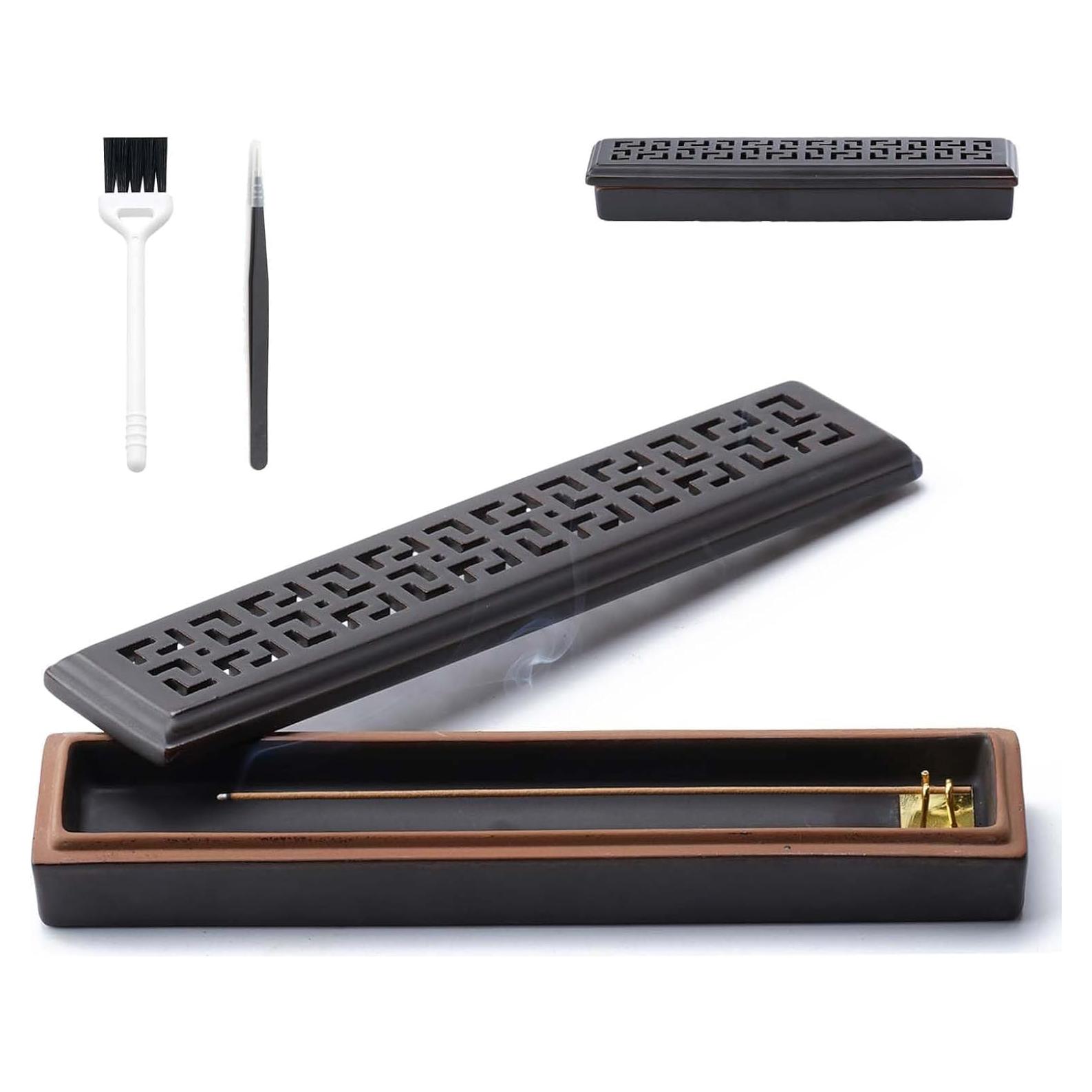 Soporte de Incienso Cerámica CEREMONIA 69cm Decoración Yoga