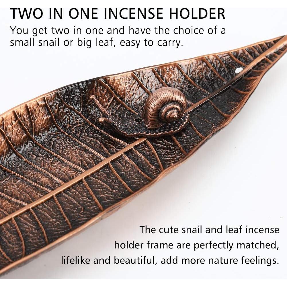 Juego de Soporte para Incienso Accmor - Cobre Rojo, 2 Piezas