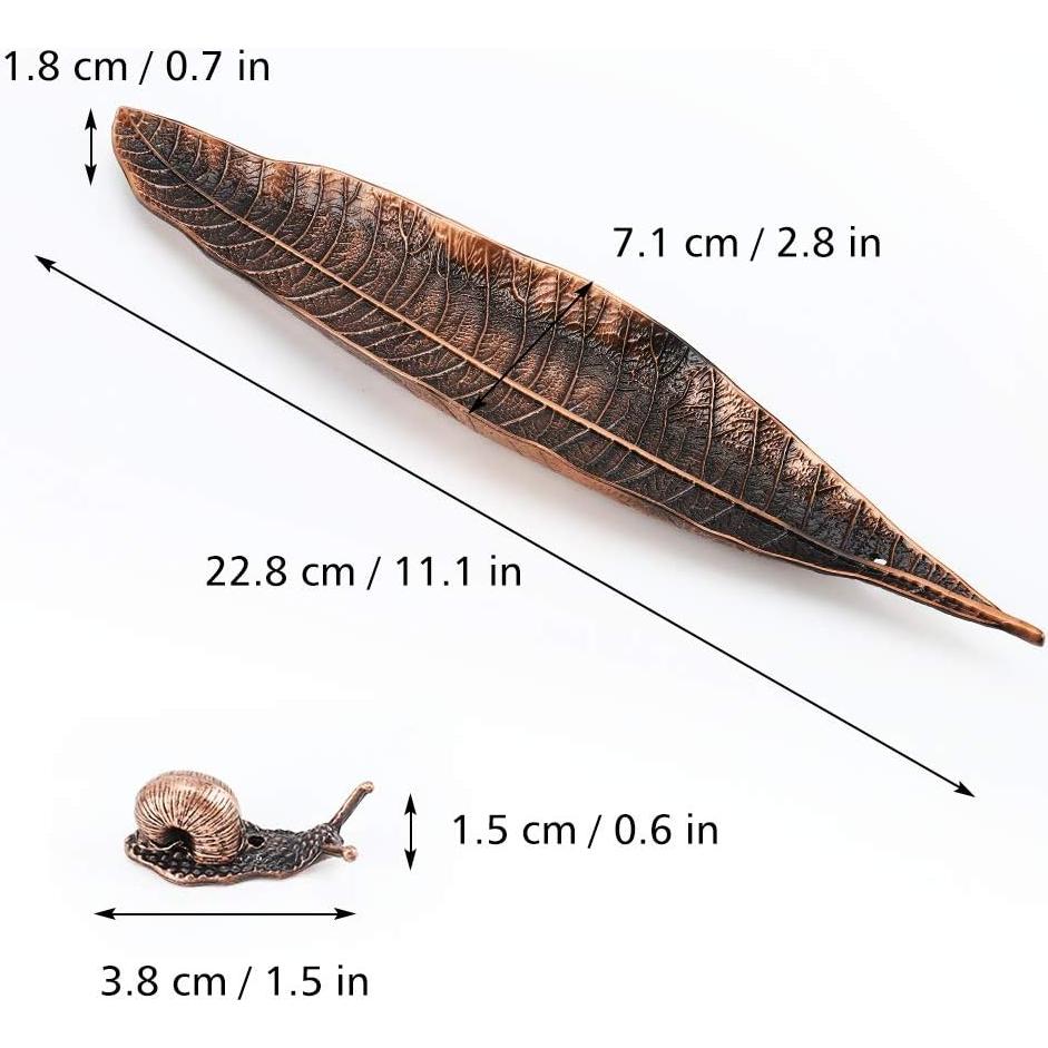 Juego de Soporte para Incienso Accmor - Cobre Rojo, 2 Piezas