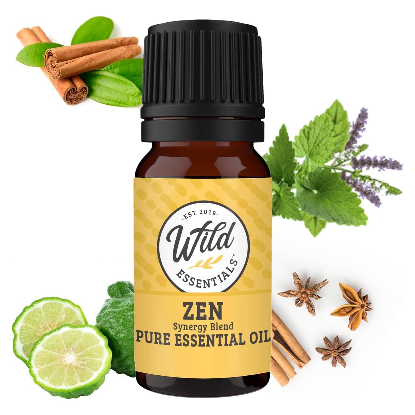 Aceite Esencial Zen Wild Essentials 10ml - Grado Terapéutico