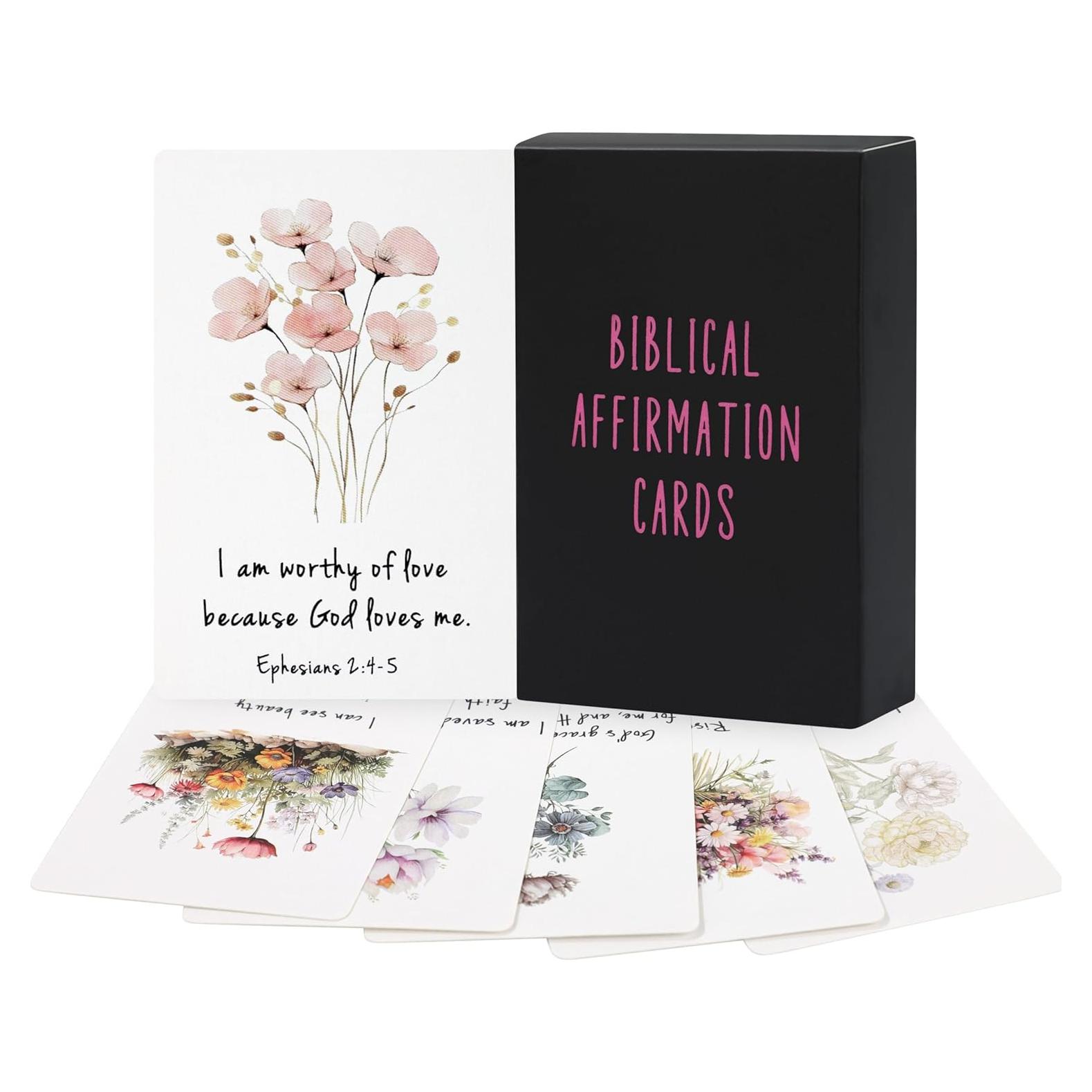 Tarjetas de Afirmación Cristiana JoycuFF - 50 Afirmaciones Positivas