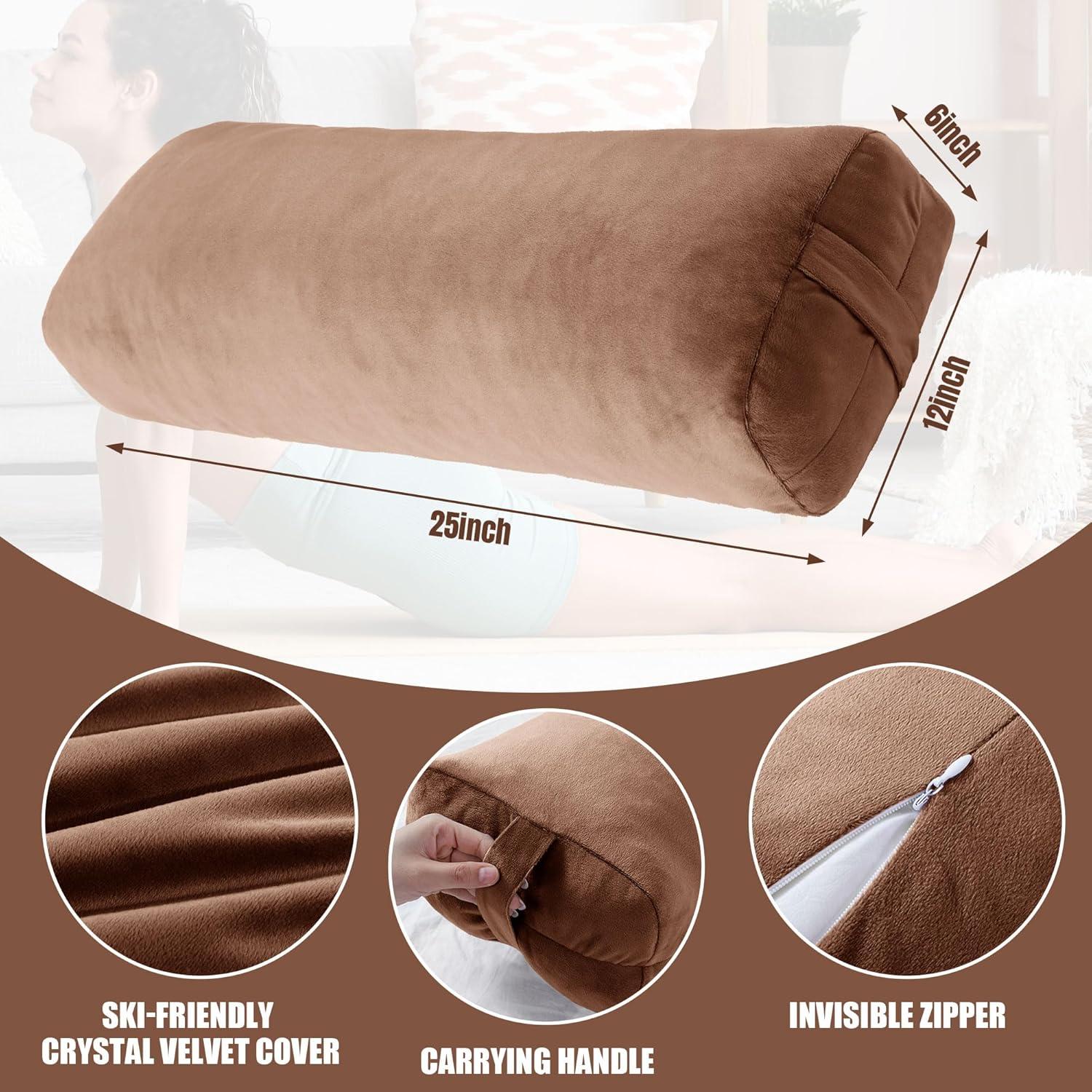 Cojín de Yoga HOMBYS YOGA241125 Espuma Desmenuzada 70x26x15 cm