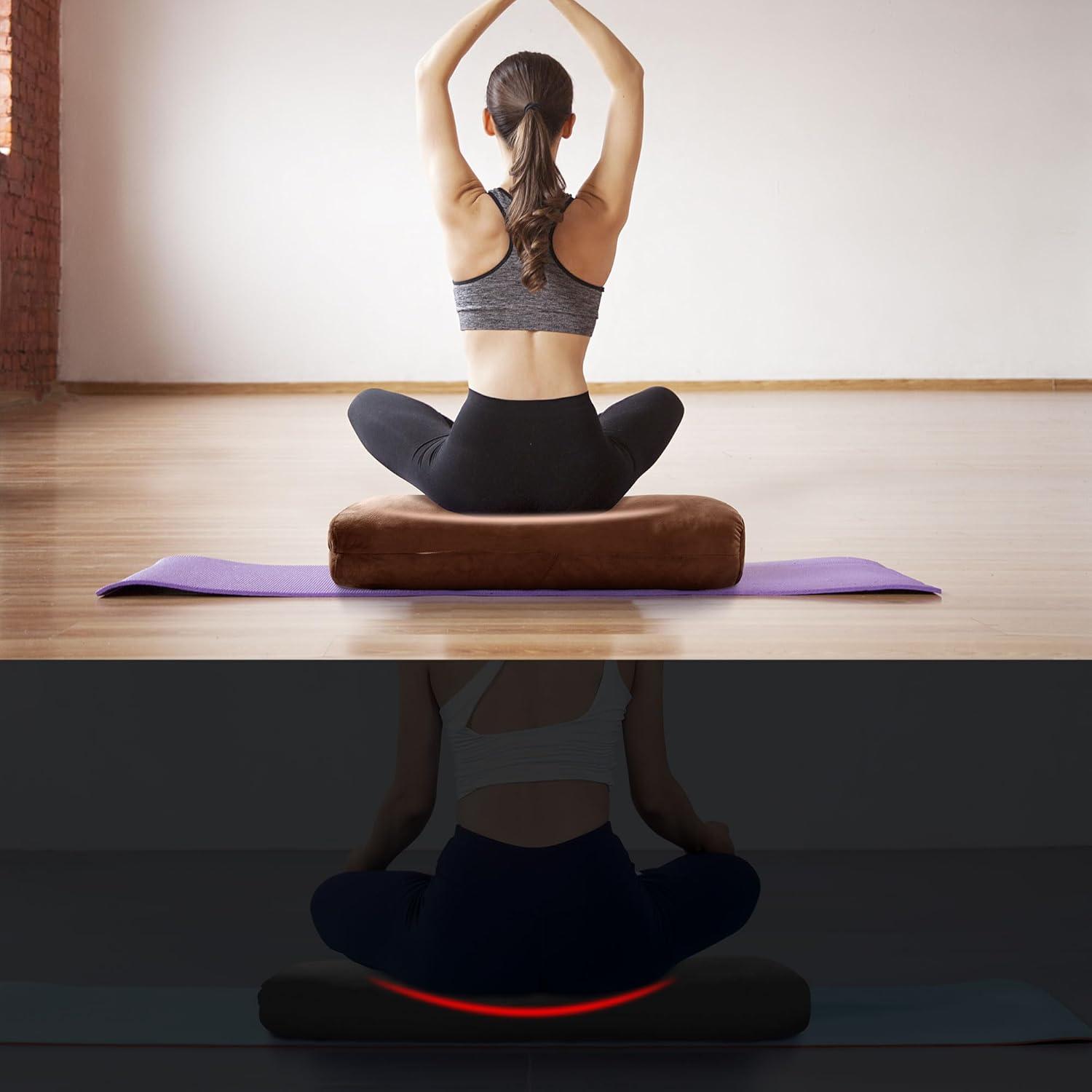 Cojín de Yoga HOMBYS YOGA241125 Espuma Desmenuzada 70x26x15 cm