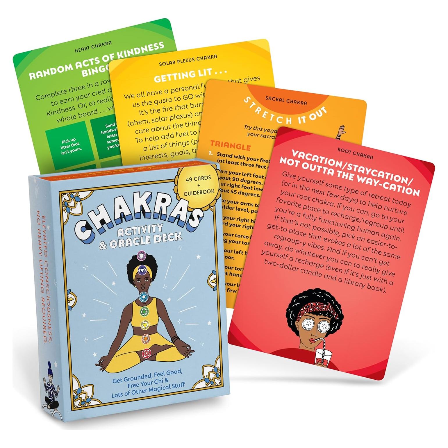 Deck de Cartas de Oráculo Chakras Knock Knock - 50 Cartas