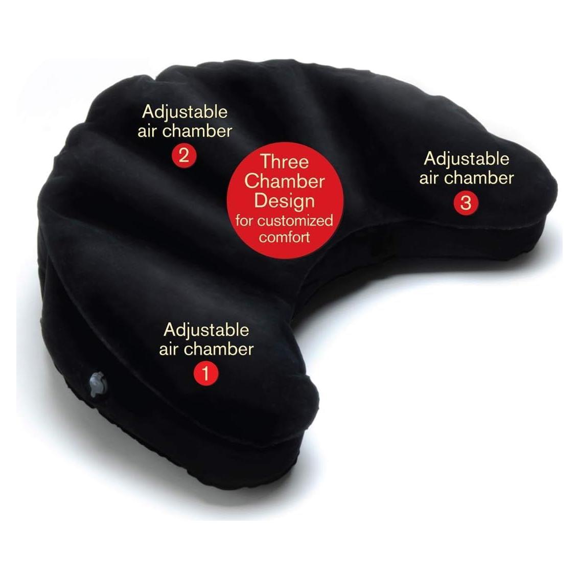 Cojín de Meditación Inflable Mobile Meditator Negro Ajustable