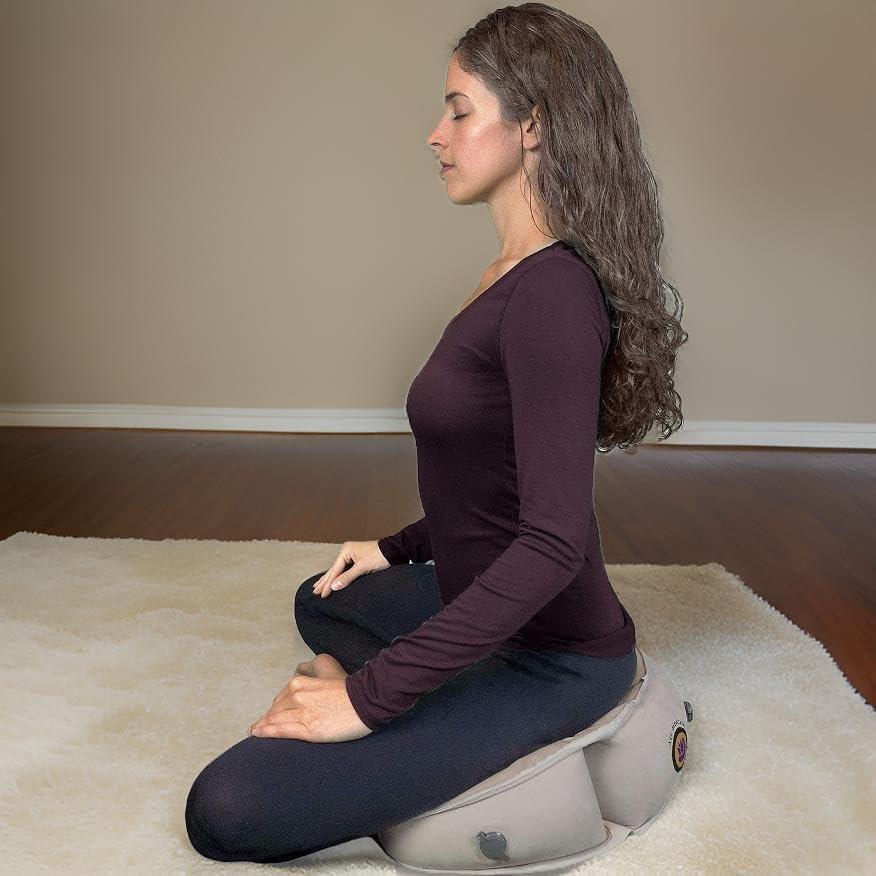 Cojín de Meditación Inflable Mobile Meditator Negro Ajustable