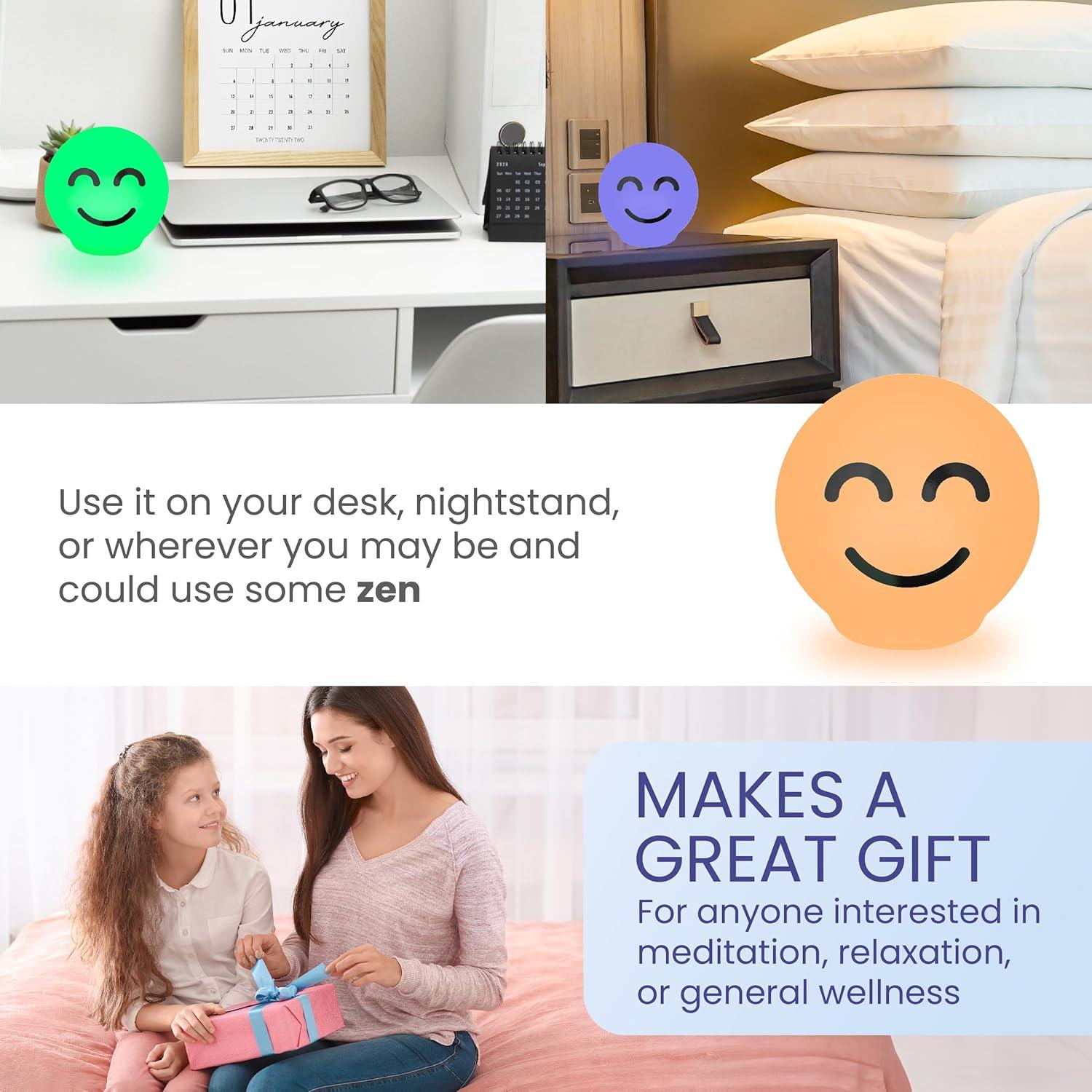 ZenGlow Ball - Herramienta de Ejercicio de Respiración Guiada