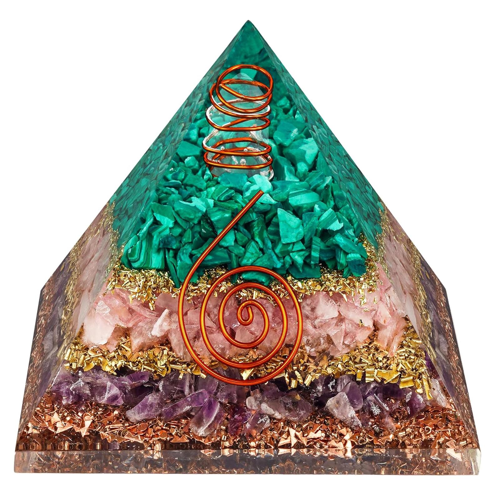 Pirámide de Cristal de Sanación Karma Pledge 7.5cm