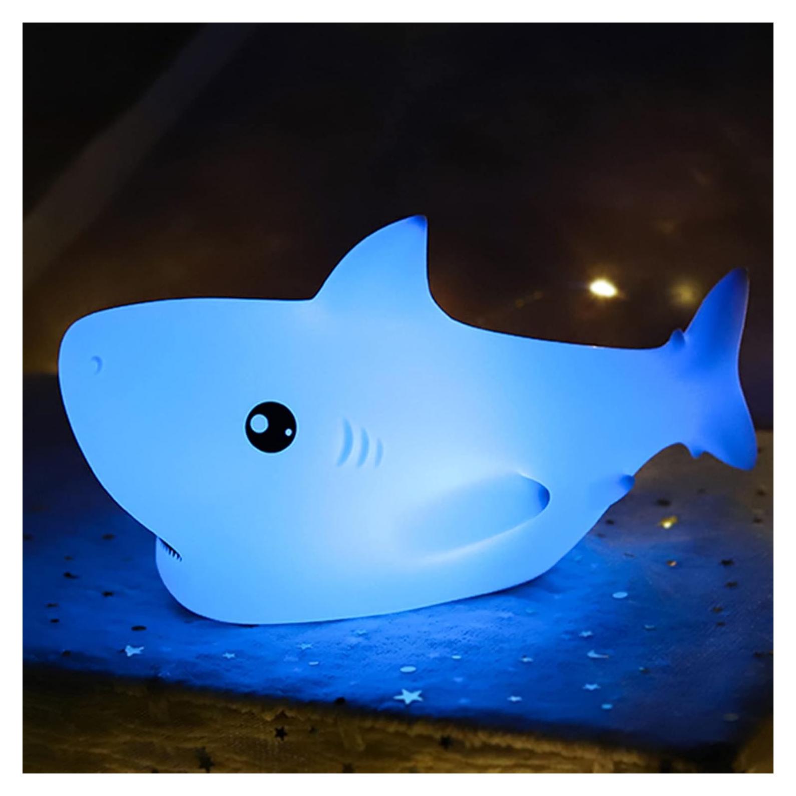 Luz Nocturna Tiburón ZKLiLi LED Recargable para Niños