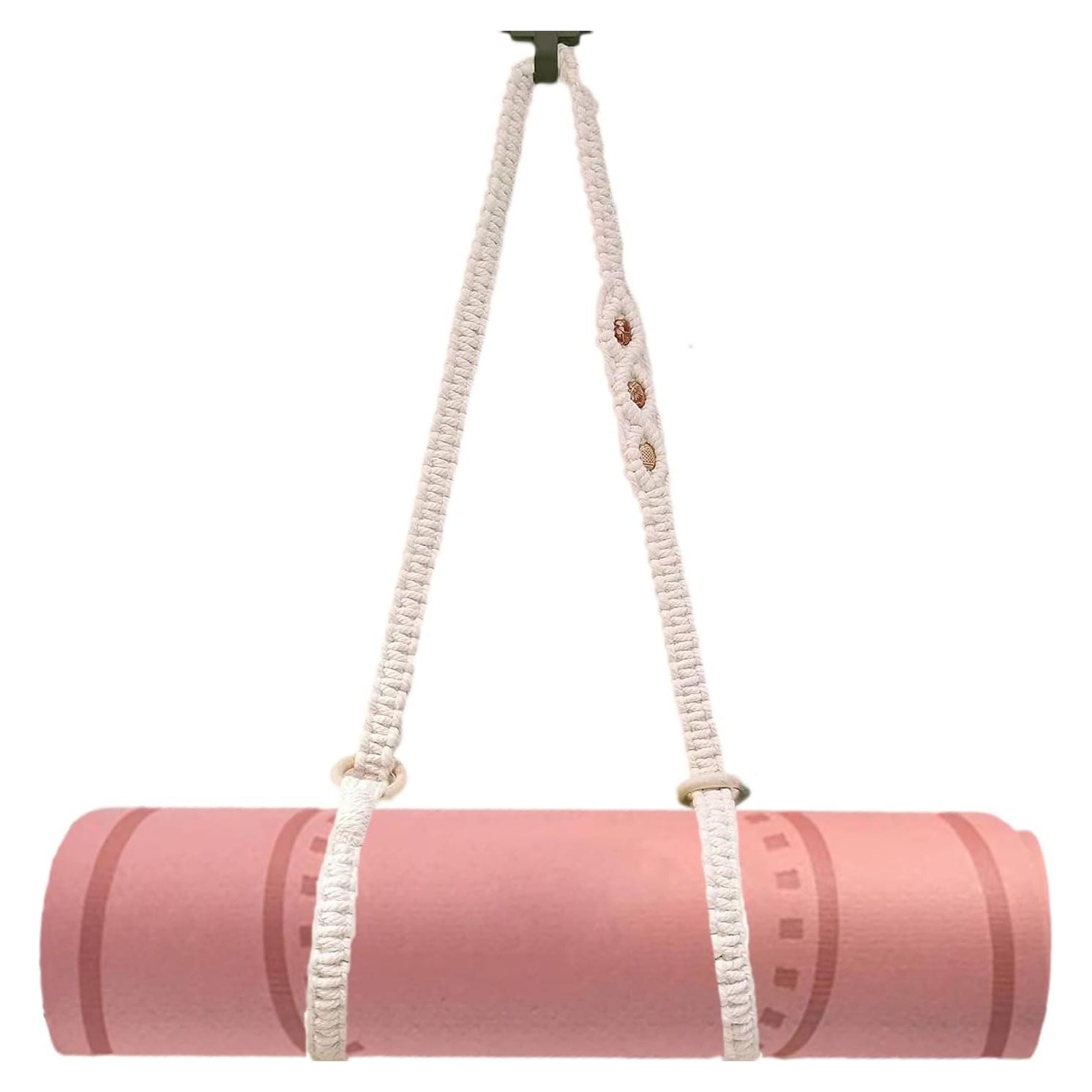 Correa de Yoga Tejida a Mano Kiido 180 cm Color Gris