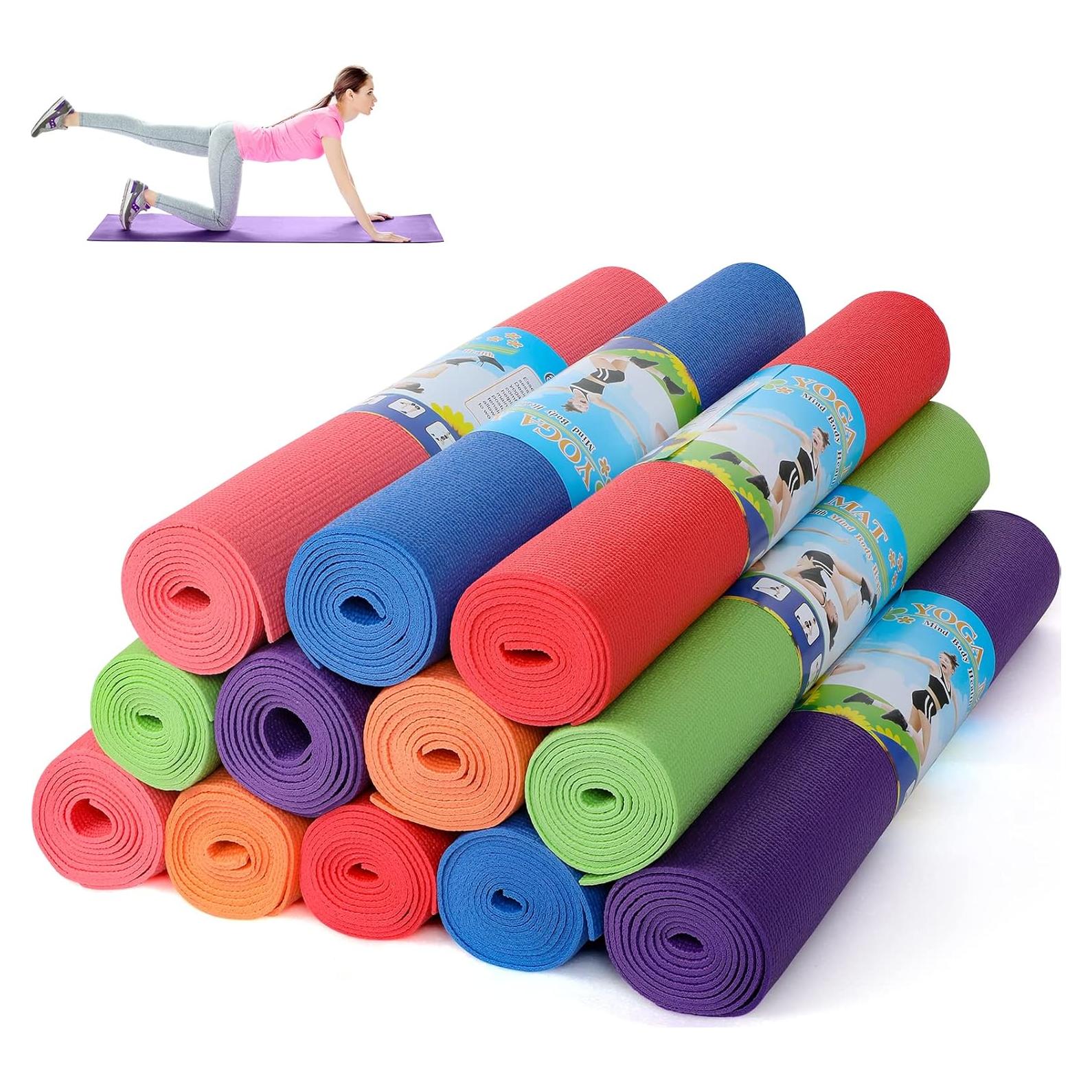 Esteras de Yoga Antideslizantes Amylove 12 Piezas 173x61 cm