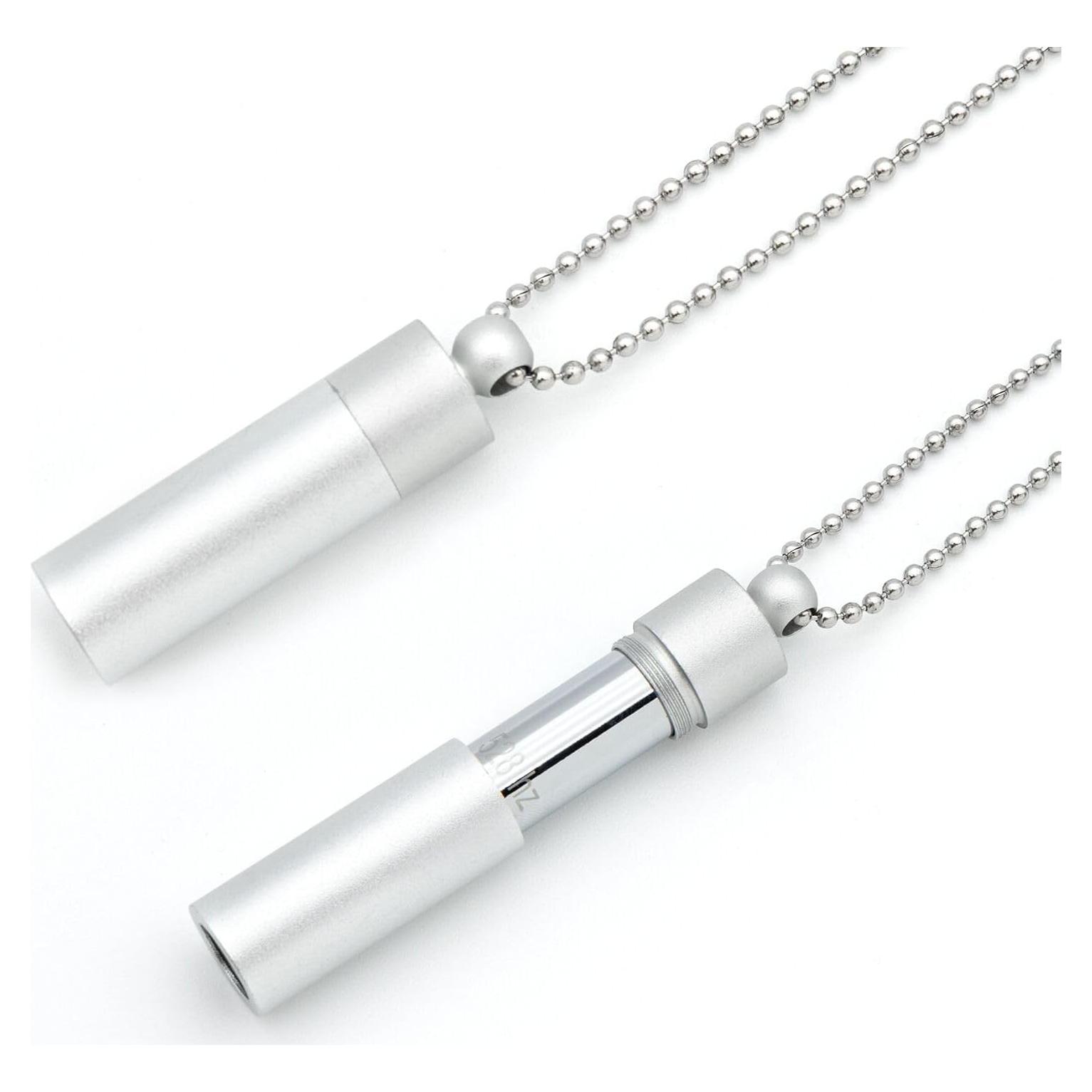 Collar de Meditación 528 Hz MIKUHOT Plata para Alivio del Estrés