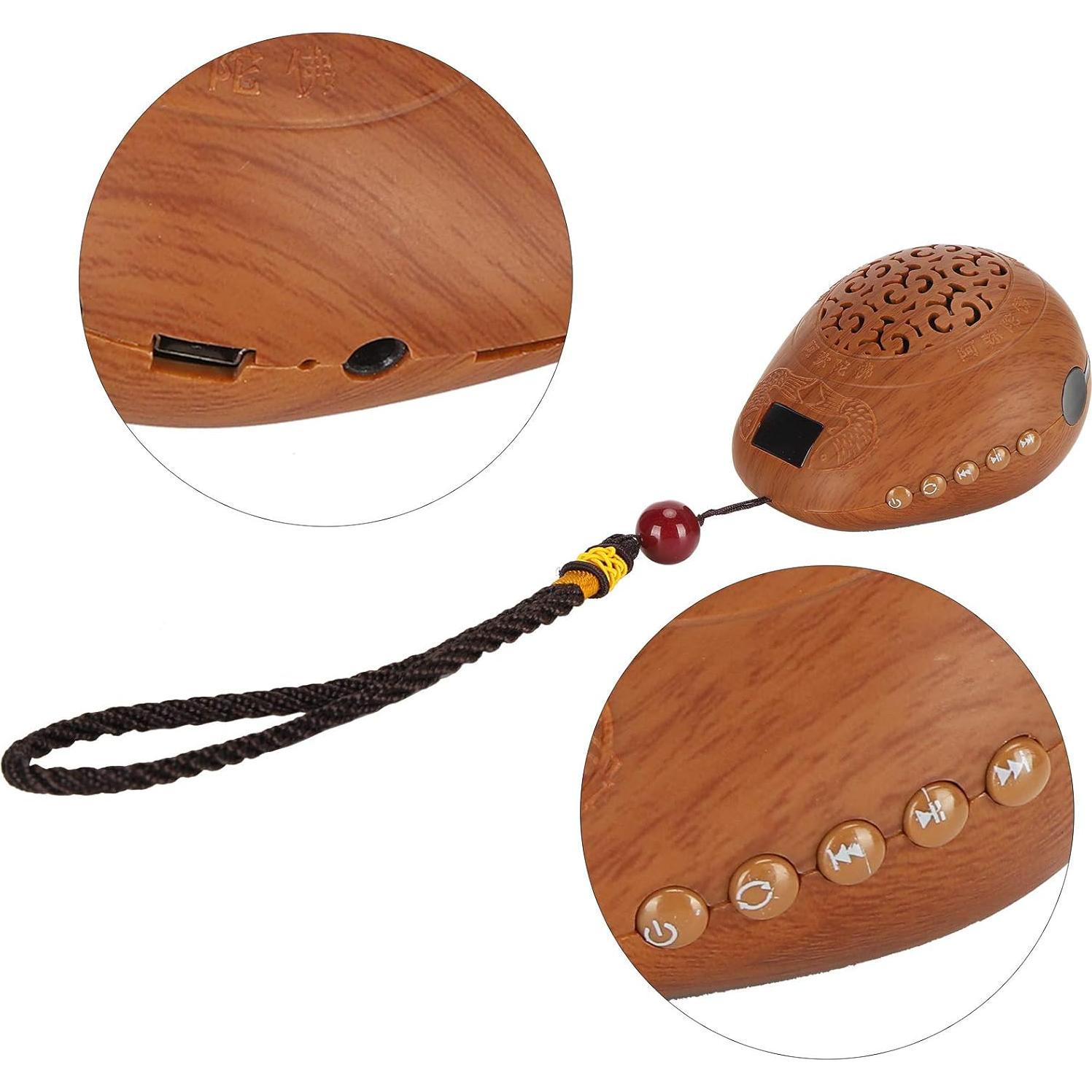 Máquina de Oración Budista GLOGLOW Recargable 600mAh Compacta