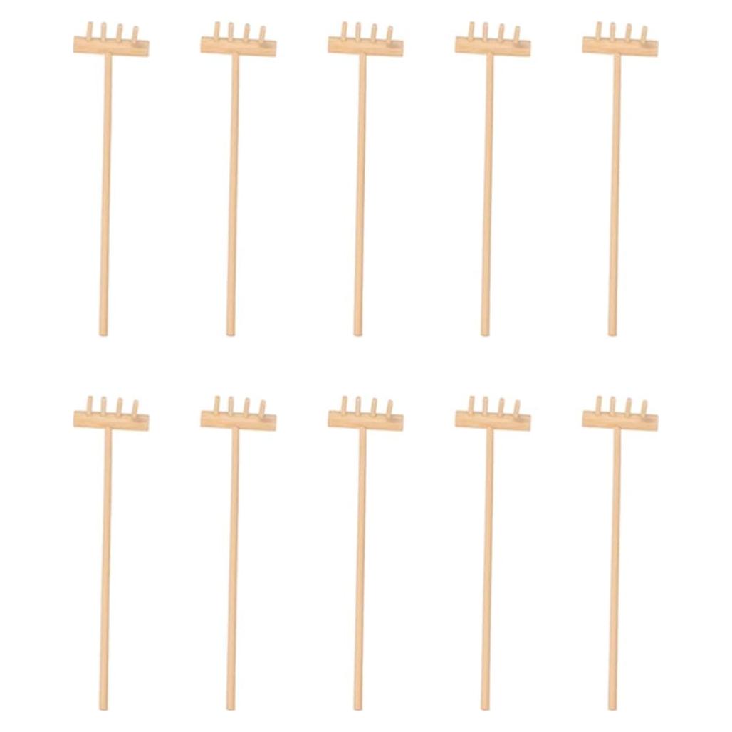 DOITOOL Mini Rastrillo de Jardín Zen 10 Piezas Decoración Feng Shui