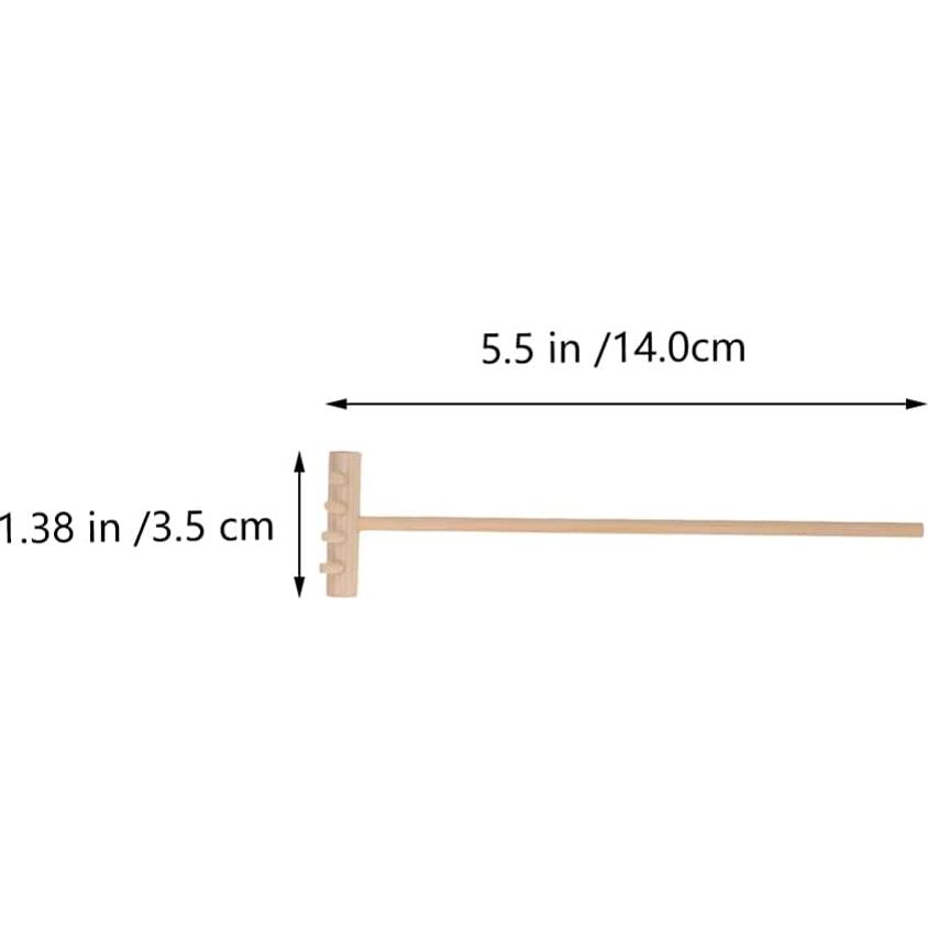 DOITOOL Mini Rastrillo de Jardín Zen 10 Piezas Decoración Feng Shui