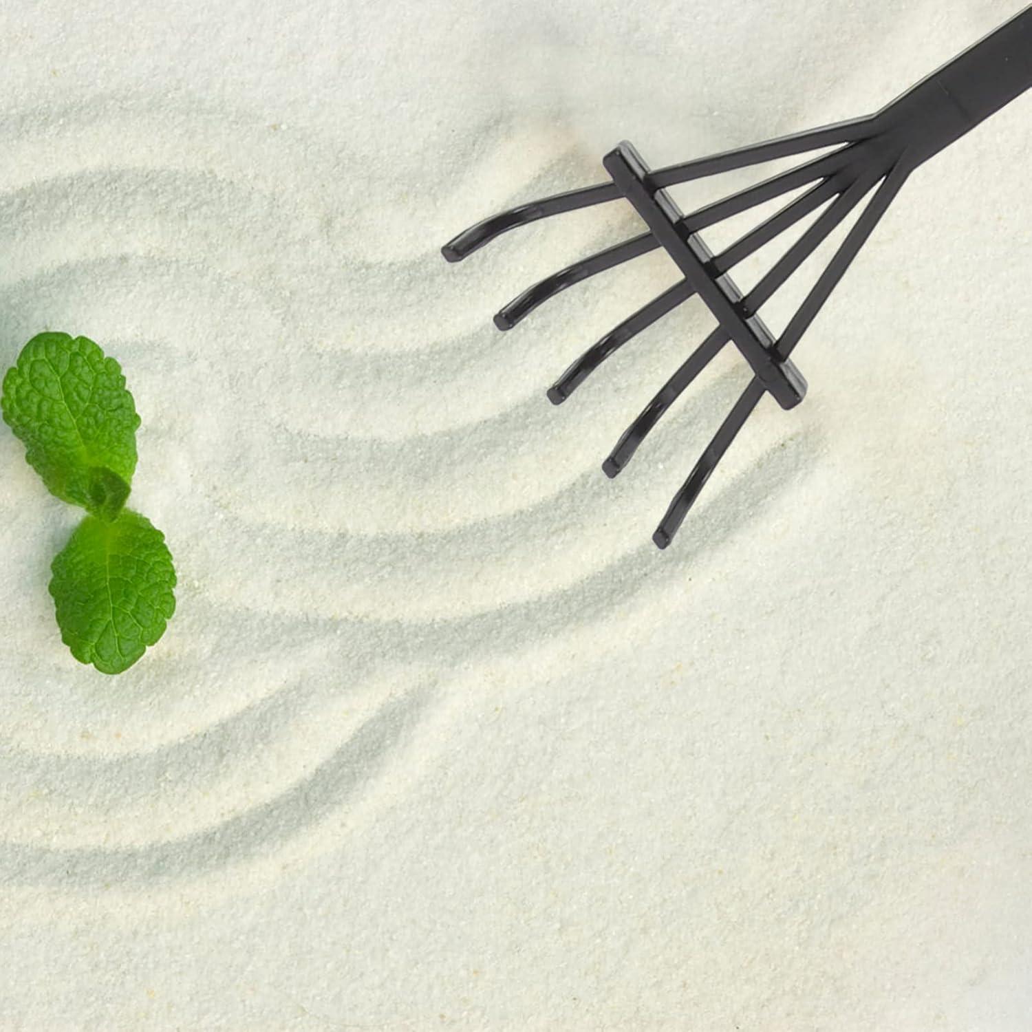 Set de 6 Mini Rastrillos de Jardín Zen NUOBESTY - Plástico