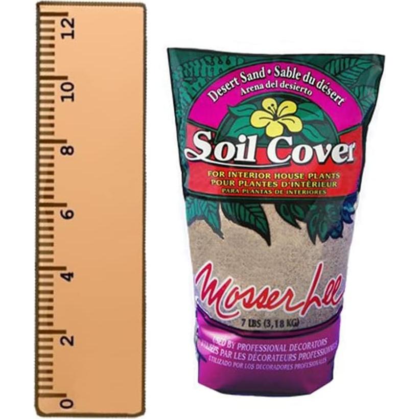 Arena Desértica Mosser Lee 3.18 kg para Decoración de Plantas