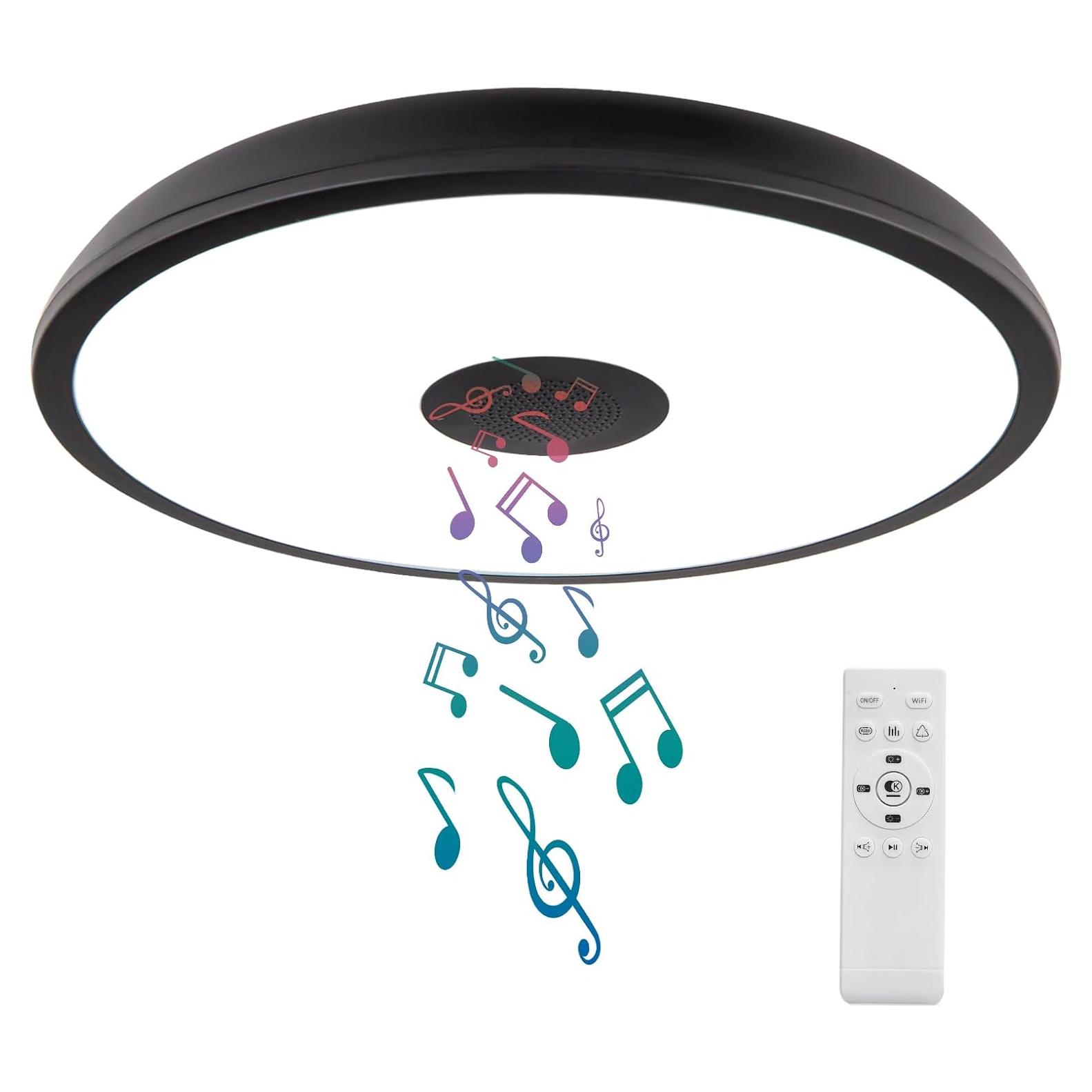 Lámpara de Techo LED ASALL 27.94 cm con Altavoz Bluetooth