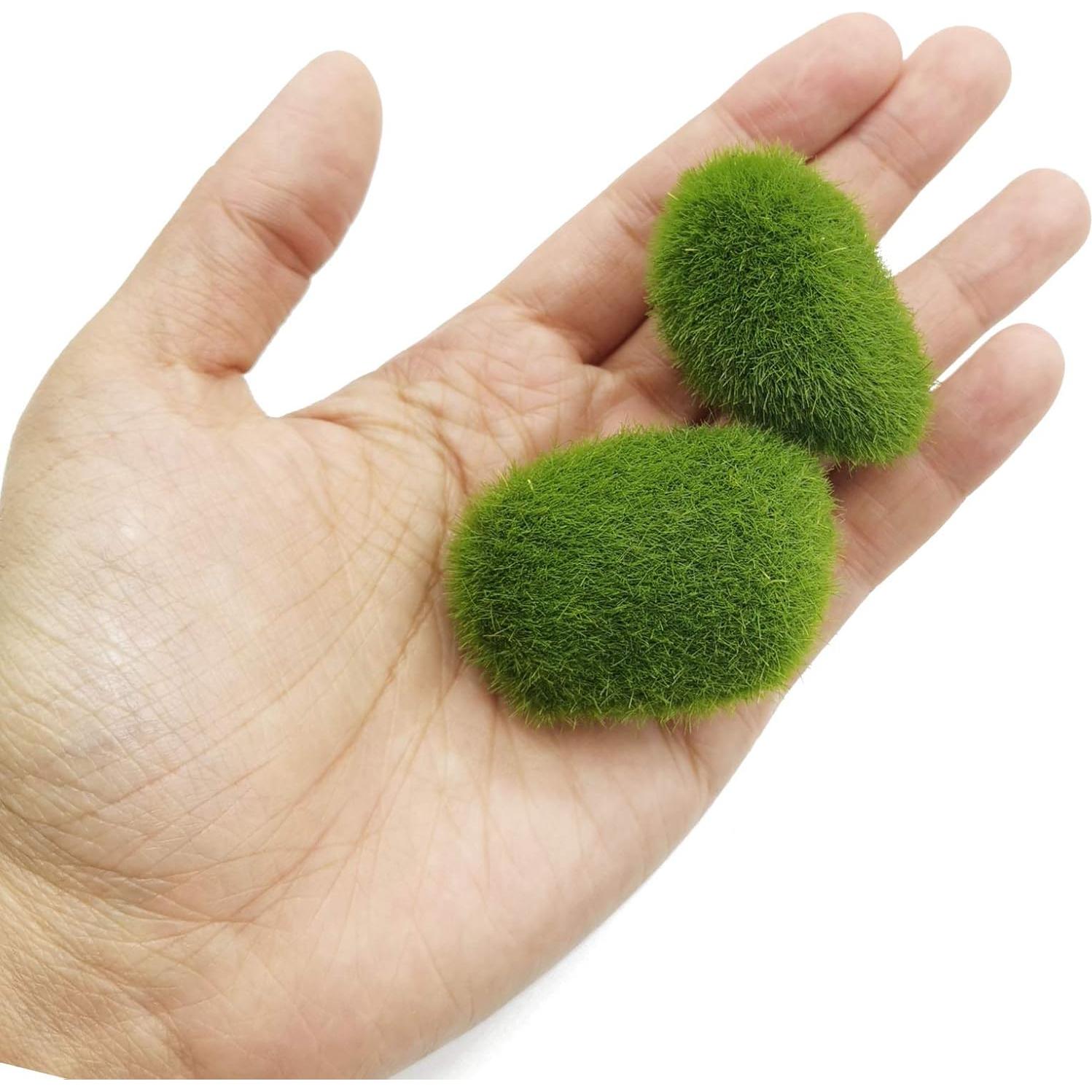 Rocas de Musgo Artificial RONYOUNG 40 Piezas Decorativas