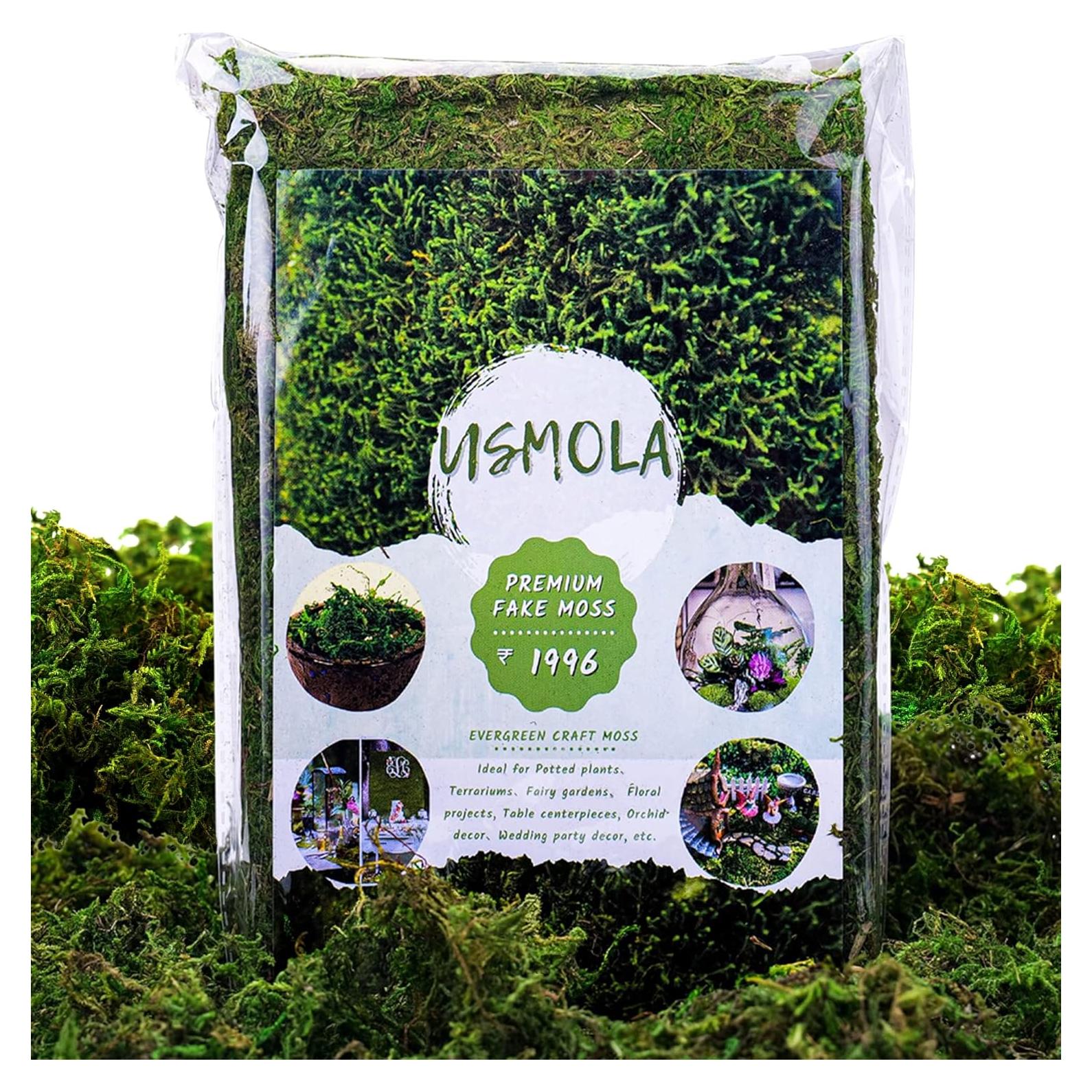 Musgo Falso Usmola Verde Fresco 113.4g para Decoración