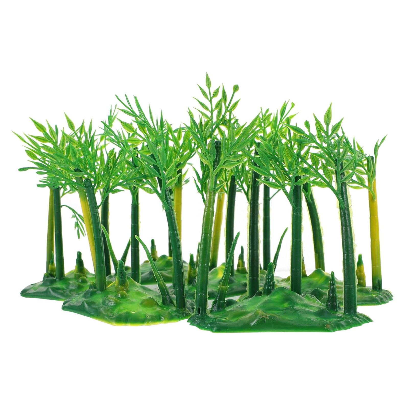 6 Piezas Árbol de Bambú Artificial Bonsái Realista SHINEOFI