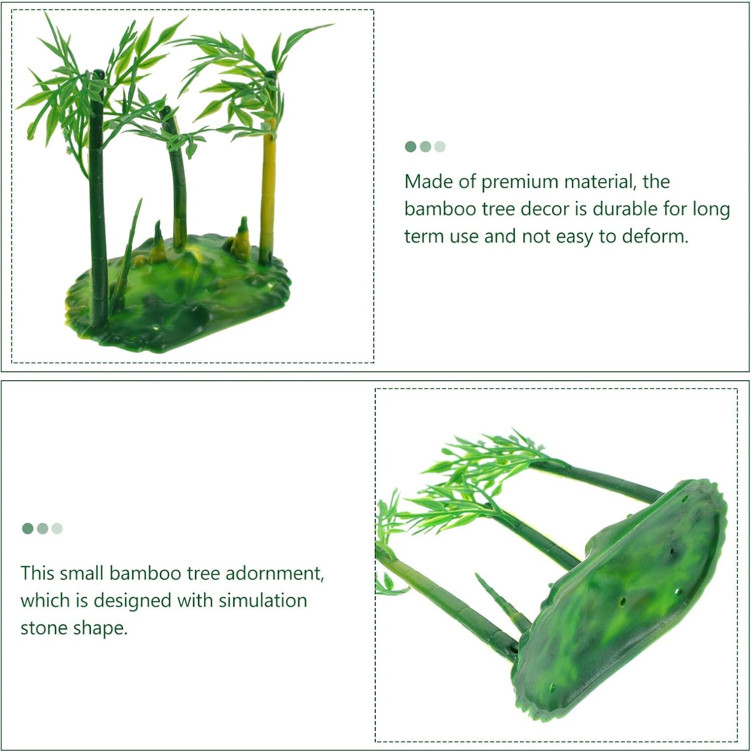 6 Piezas Árbol de Bambú Artificial Bonsái Realista SHINEOFI