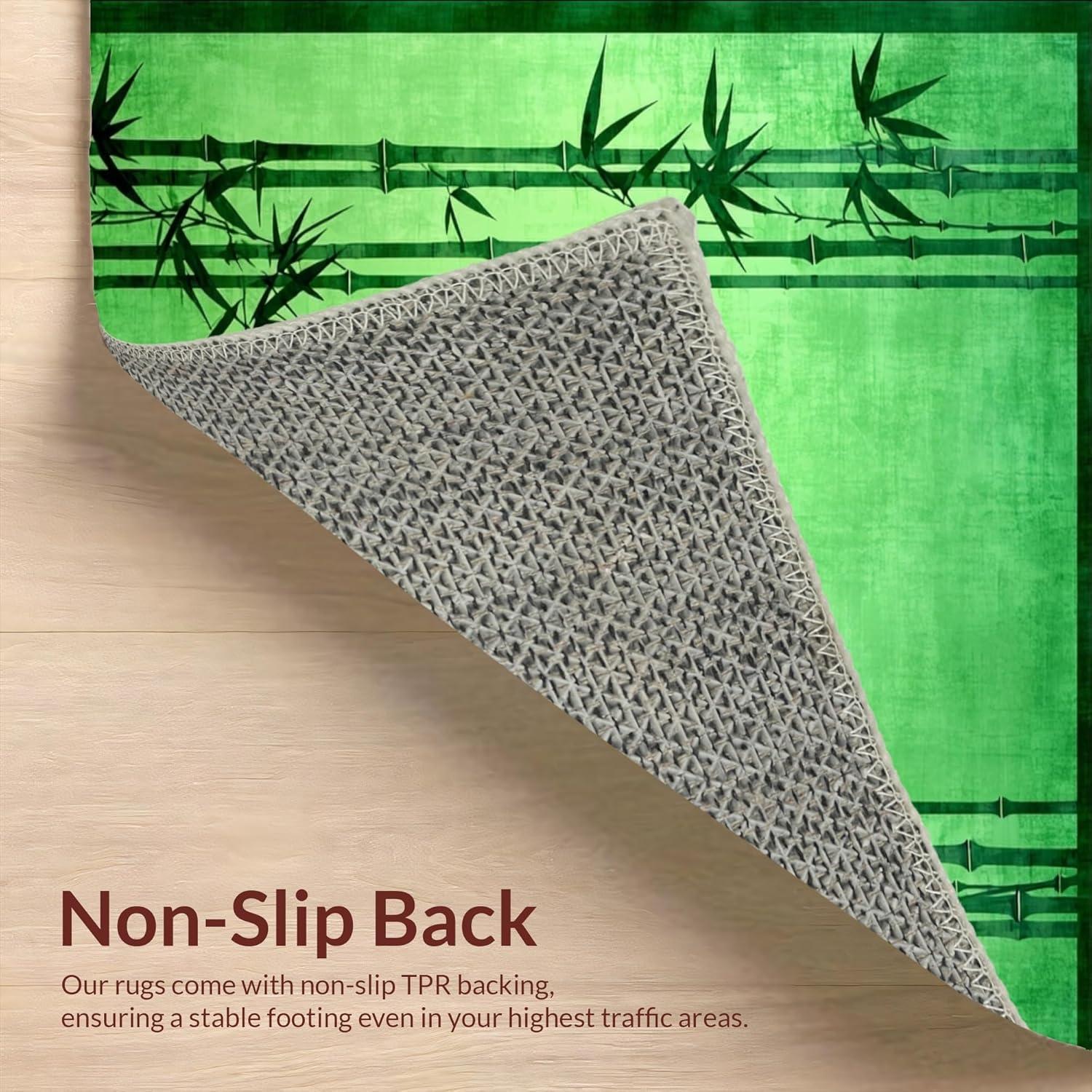 Alfombra de Área ODIKA 0.91x1.52m Antideslizante Lavable