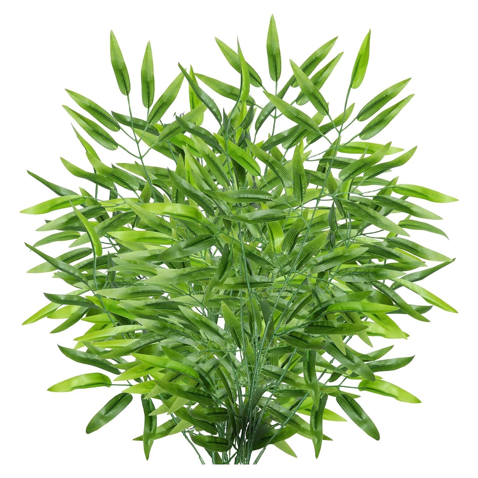 Ramas de Bambú Artificial Grand Verde - 6 Piezas 58 cm Decoración