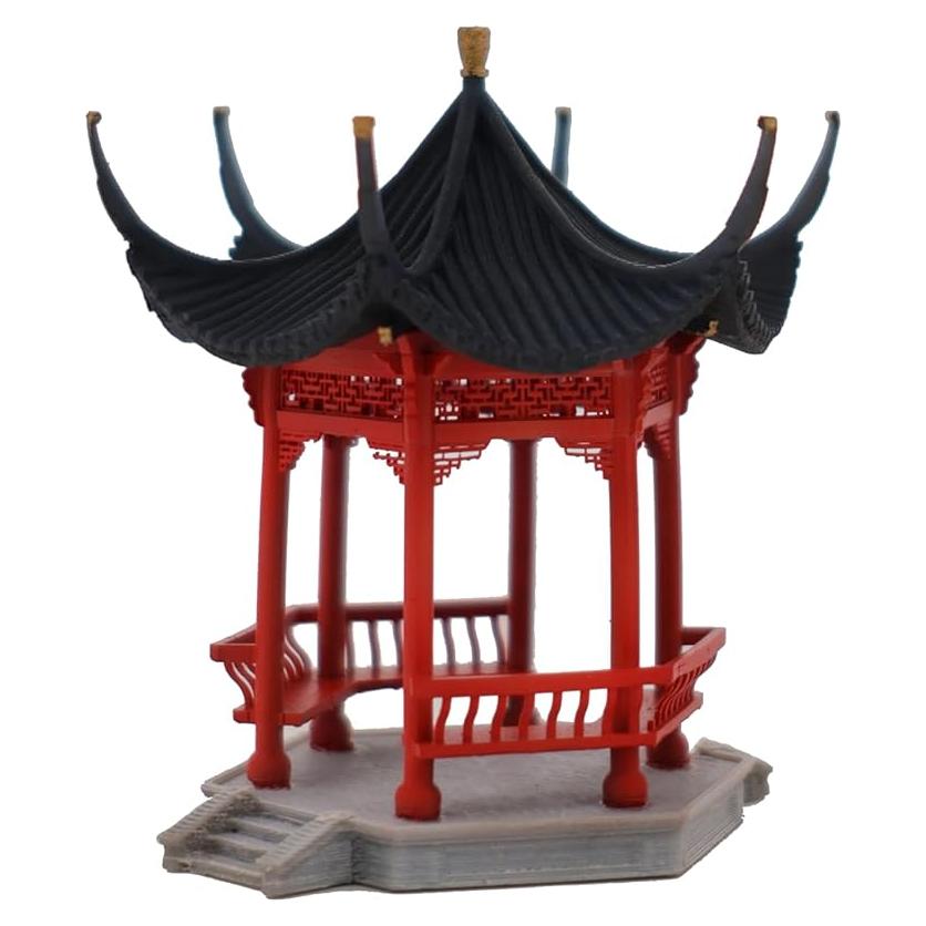 Mini Pagoda China KARESANSUI - Decoración Zen para Acuario y Jardín