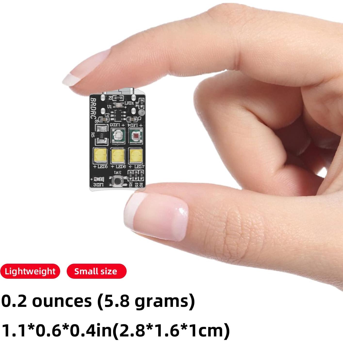 HeiyRC Luz Estroboscópica LED 2PCS para Drones Anticolisión
