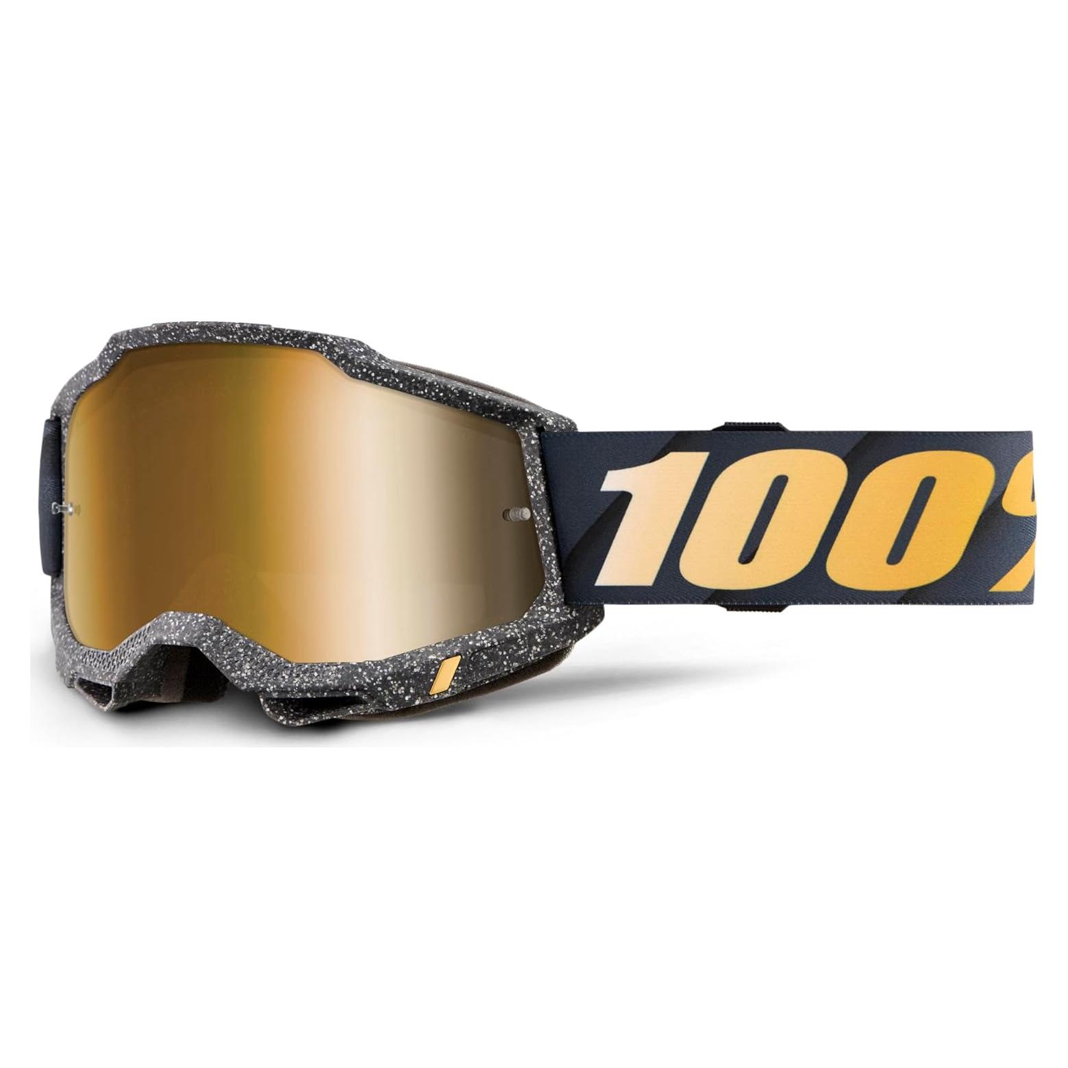 Gafas de Motocross 100% Accuri 2 Risland Oro Espejo