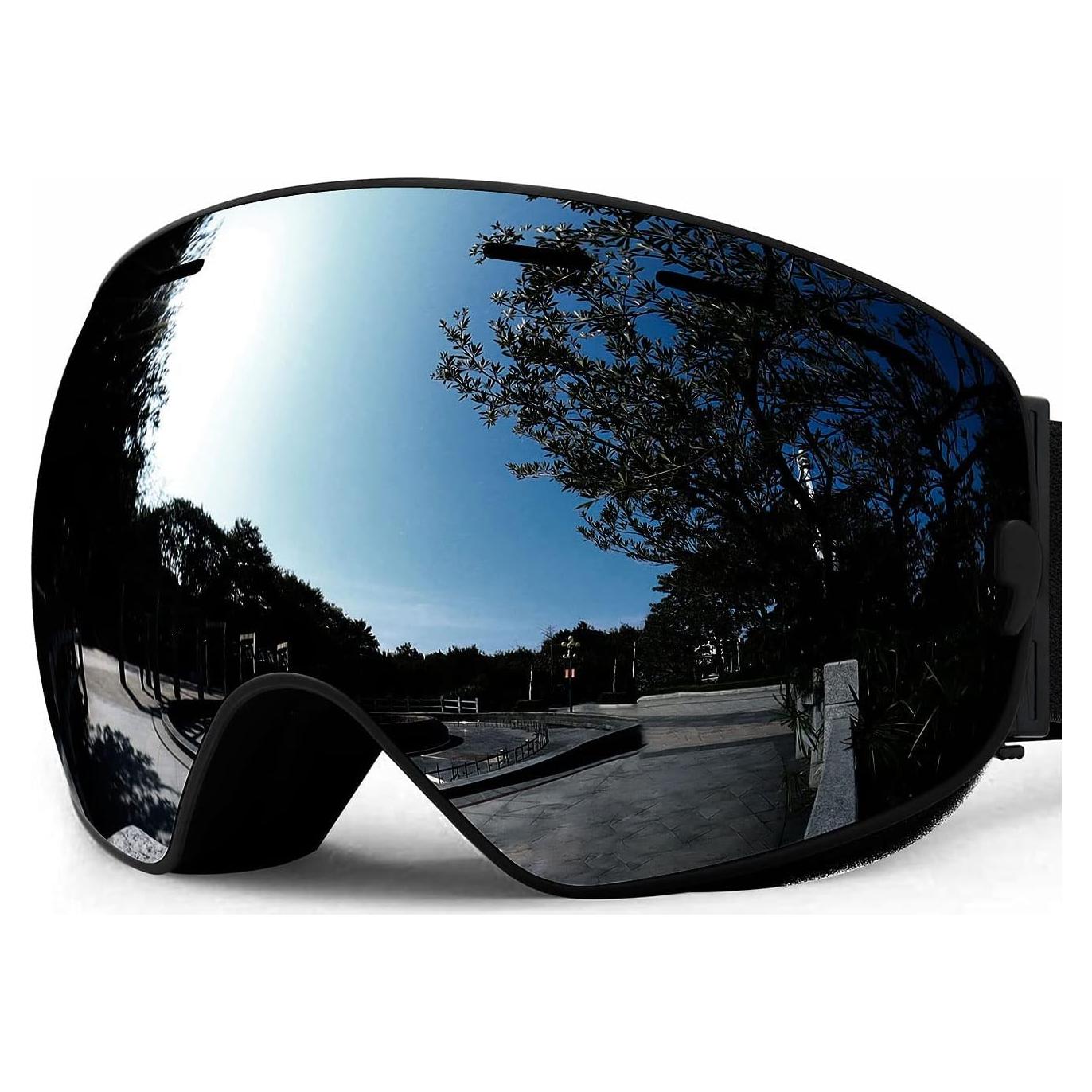 Gafas de Esquí SPOSUNE UV400 Antivaho para Hombres y Mujeres