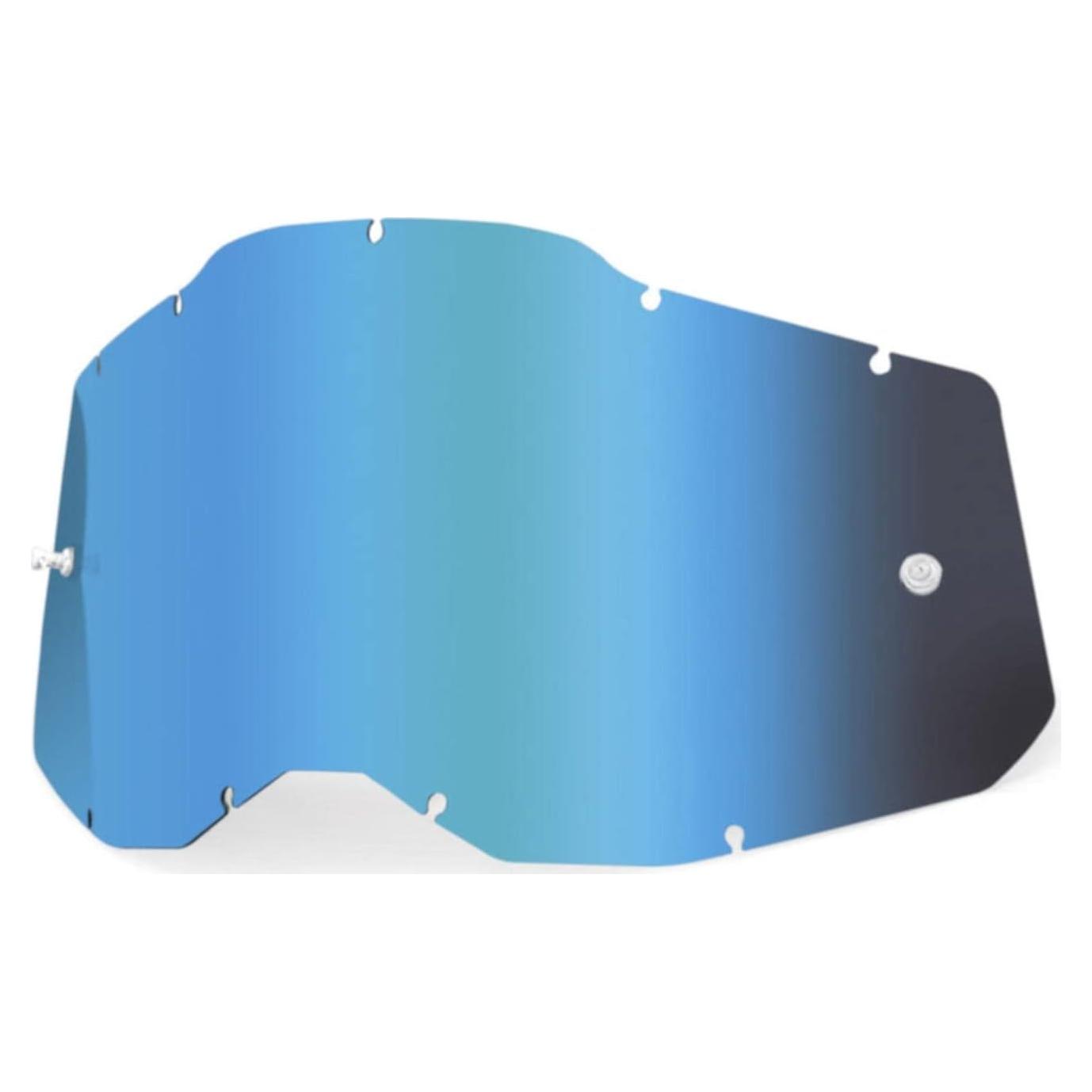 Lente de Reemplazo 100% Espejo Azul para Gafas Racecraft 2, Accuri 2 y Strata 2