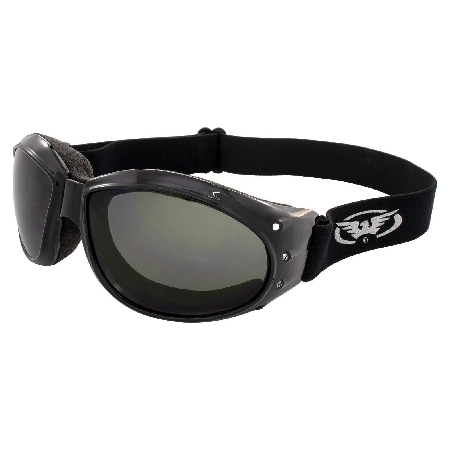 Gafas de Motocicleta Global Vision Eliminator Anti-Rayas Humo