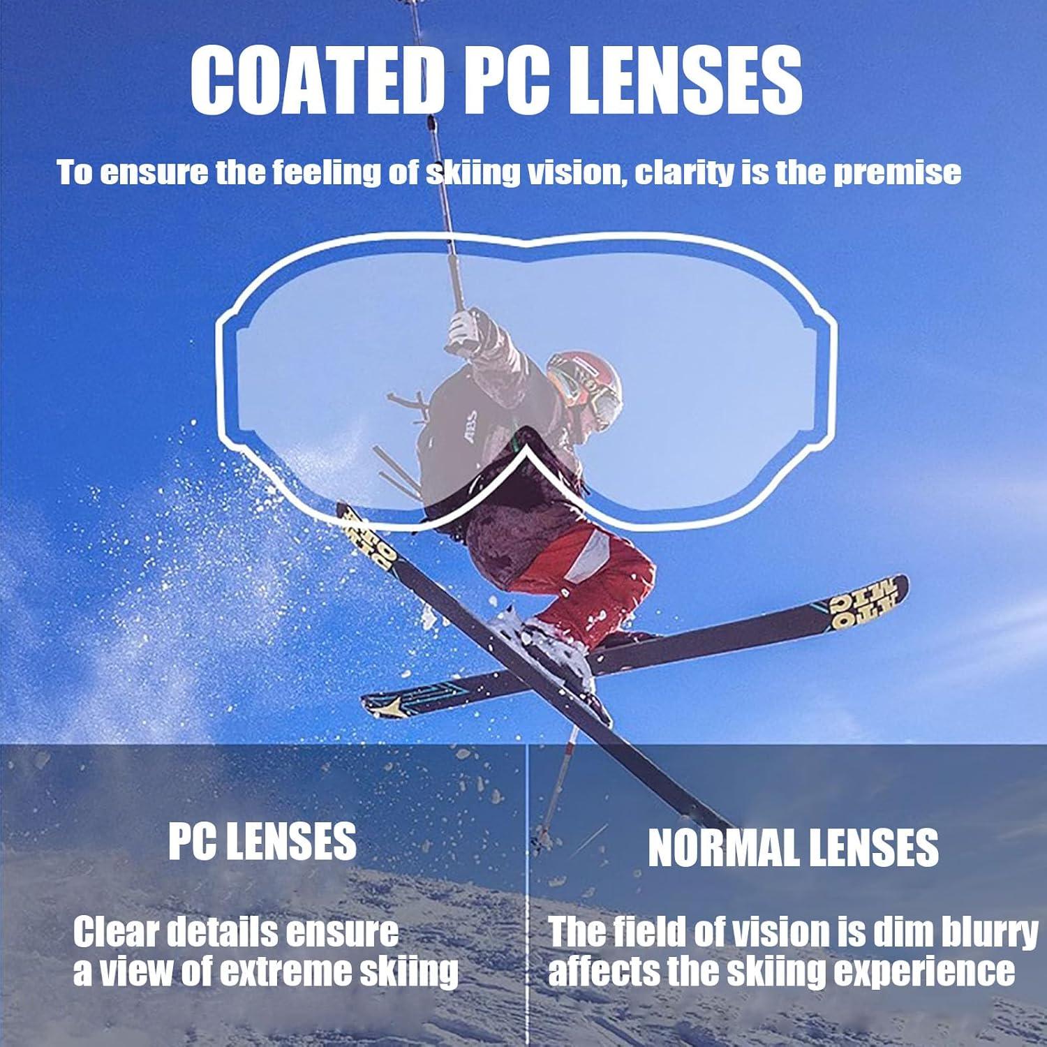 Gafas de Motocicleta Immoono MOON035 Rosa con Cubierta Facial