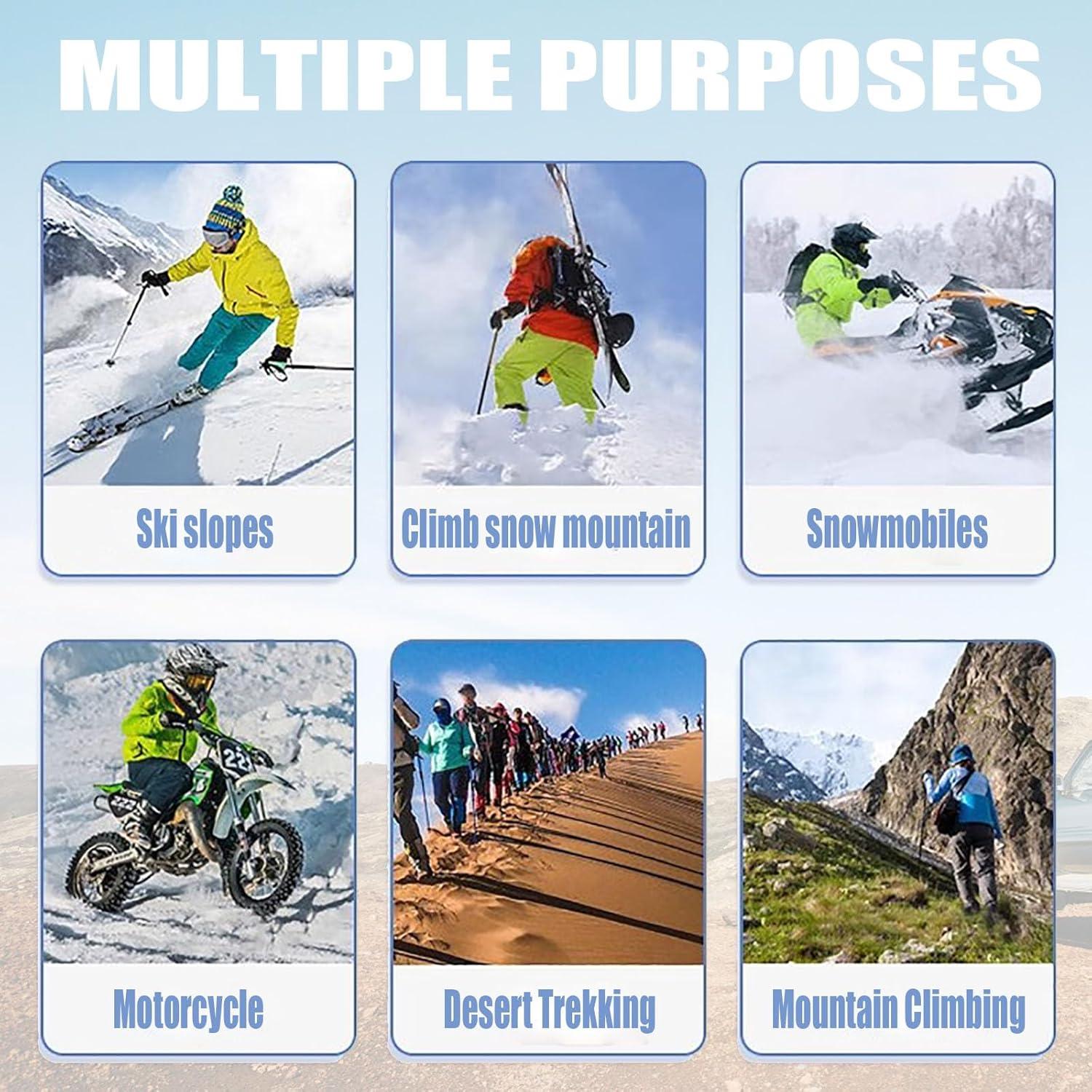 Gafas de Motocicleta Immoono MOON035 Rosa con Cubierta Facial