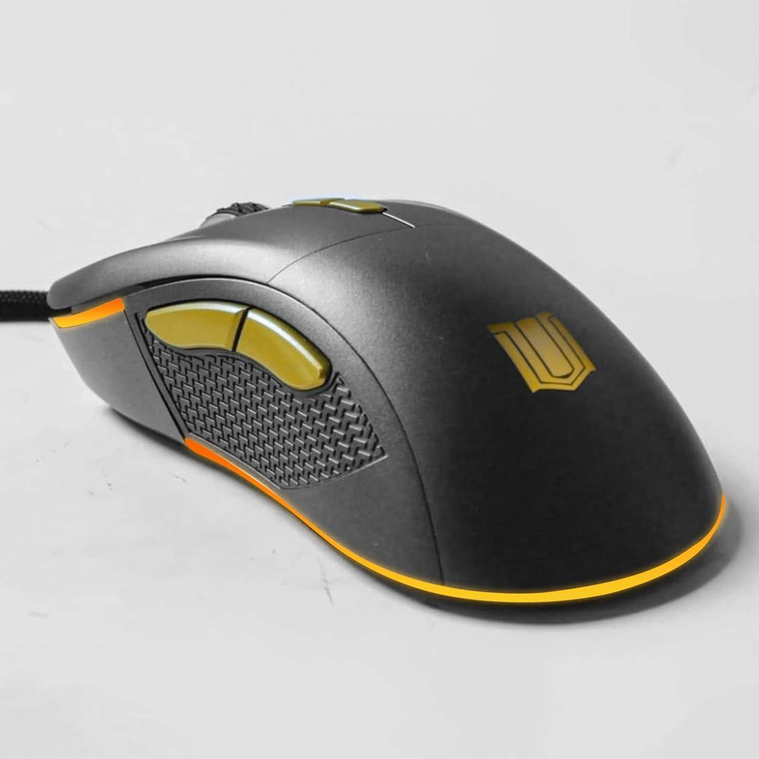 Ratón Gaming M-1 Shenzhen 12,000DPI Ergonómico con Cable