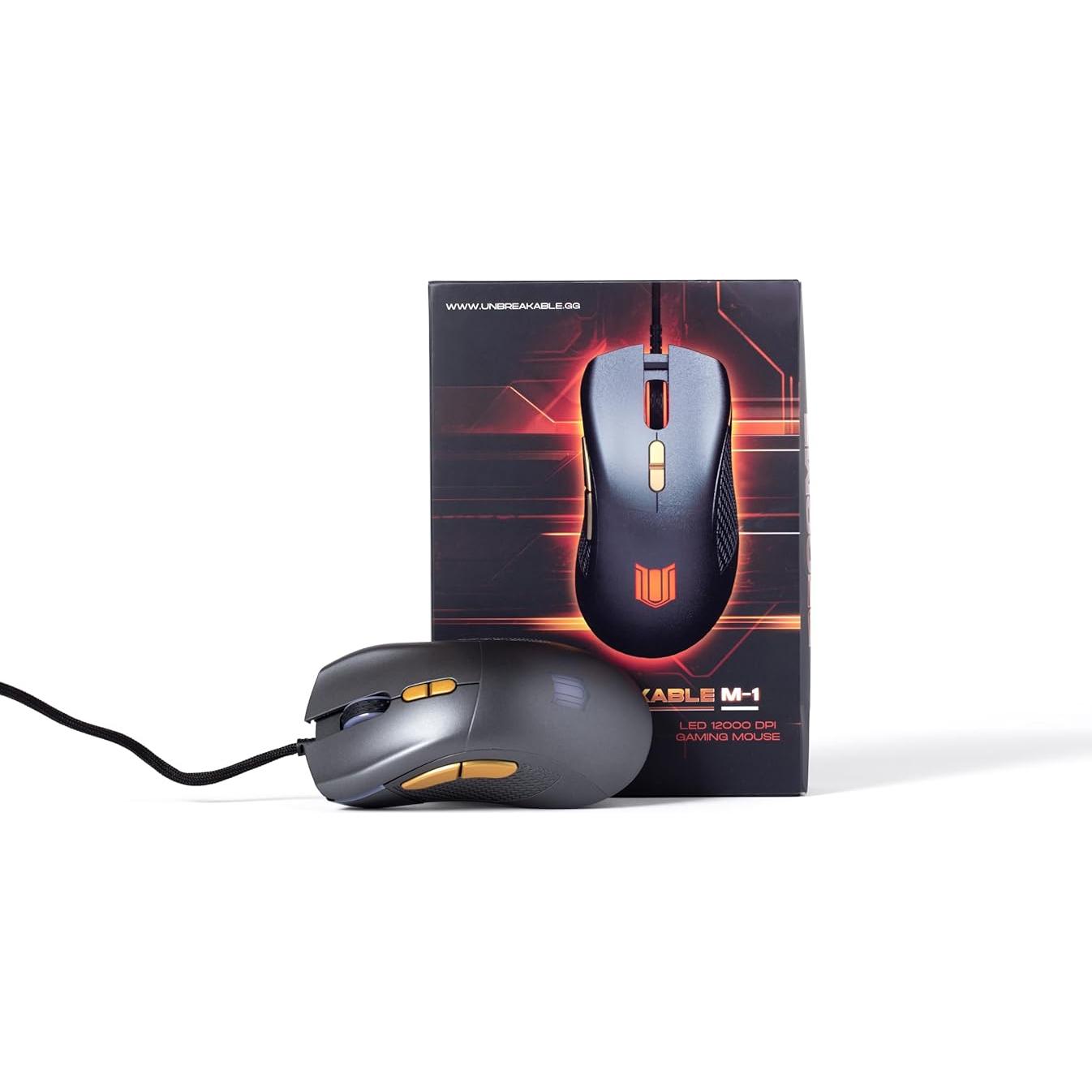 Ratón Gaming M-1 Shenzhen 12,000DPI Ergonómico con Cable