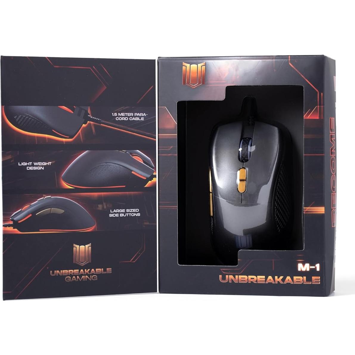 Ratón Gaming M-1 Shenzhen 12,000DPI Ergonómico con Cable