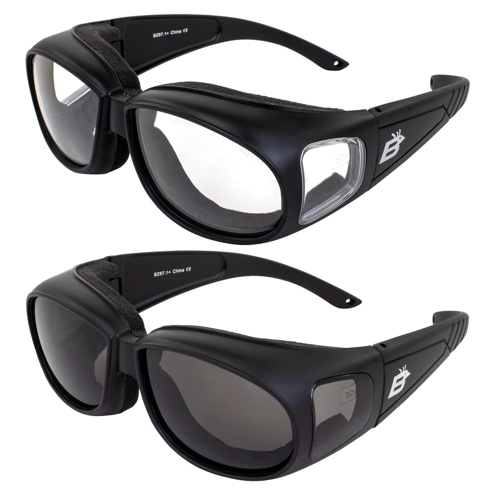Gafas de Motocicleta Birdz Swallow con Almohadillas de Espuma