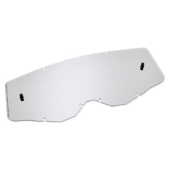 Lente Lexan MX24 para Jóvenes Fox Racing - Espejo Cromado