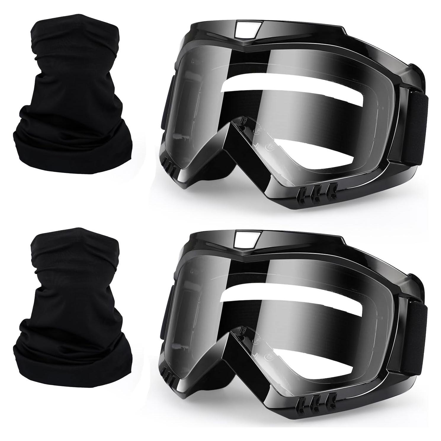 Gafas de Motocross 4-FQ 2-Pack con Bufanda Facial Transpirable