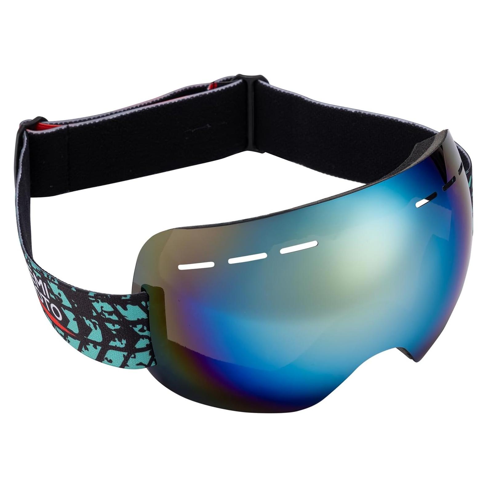 Gafas de Moto KEMIMOTO Amarillas Sin Marco 125g Protección UV
