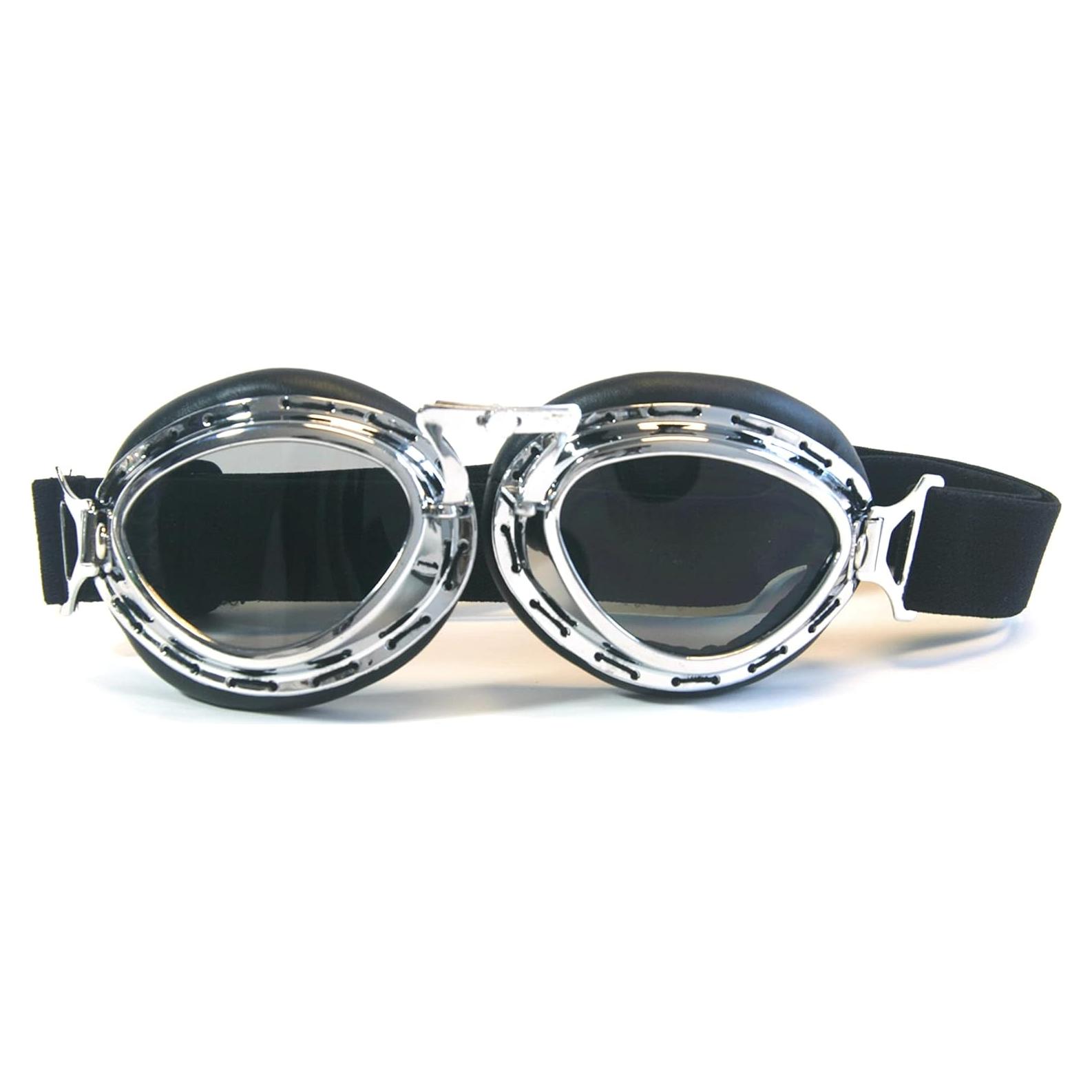Gafas de Motocicleta CRG Sports Vintage Unisex con Protección UV