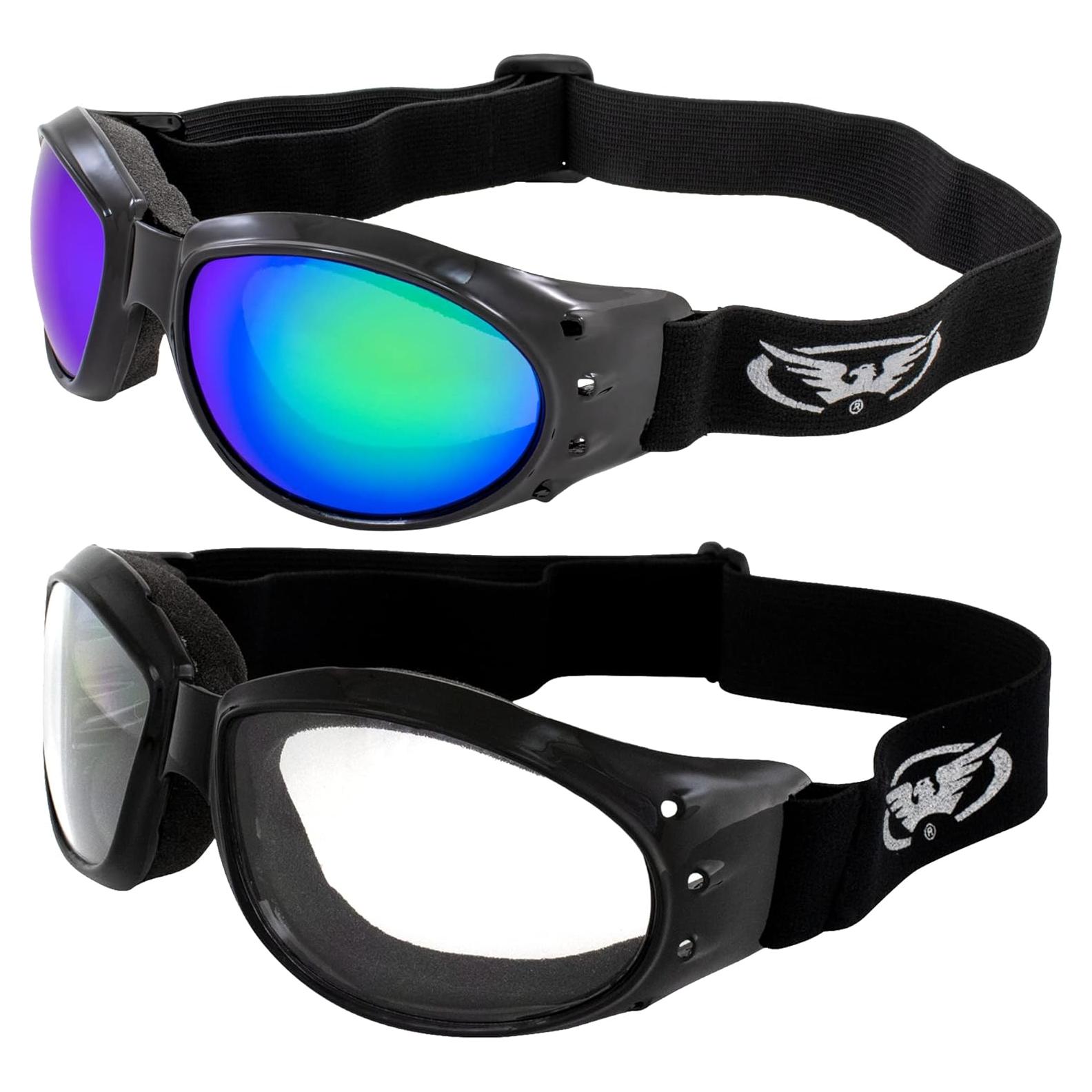 Gafas de Motocicleta Global Vision Eliminator Acolchadas UV400