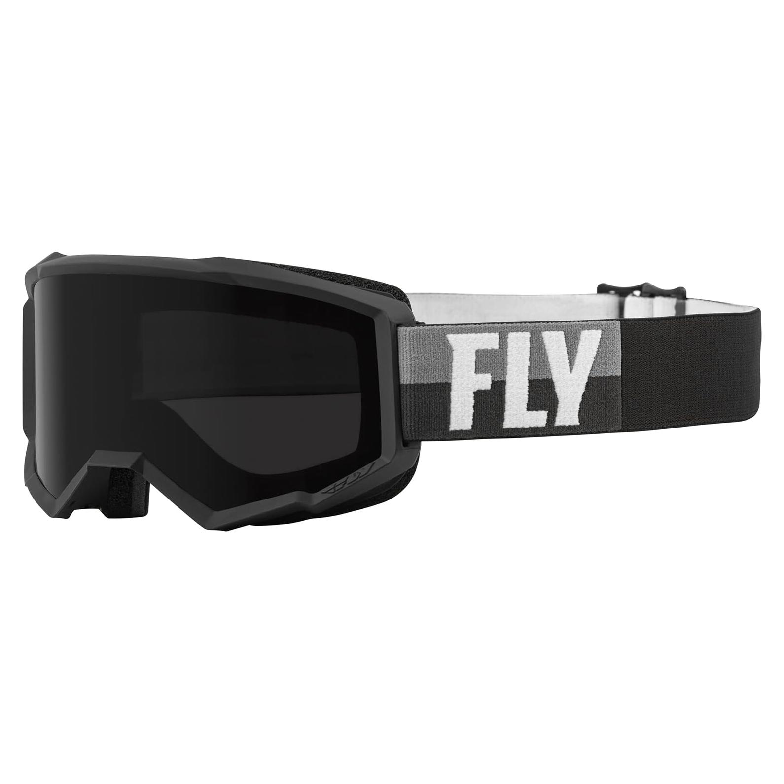 Gafas de Motocross Fly Racing Zone W/C Negro/Blanco