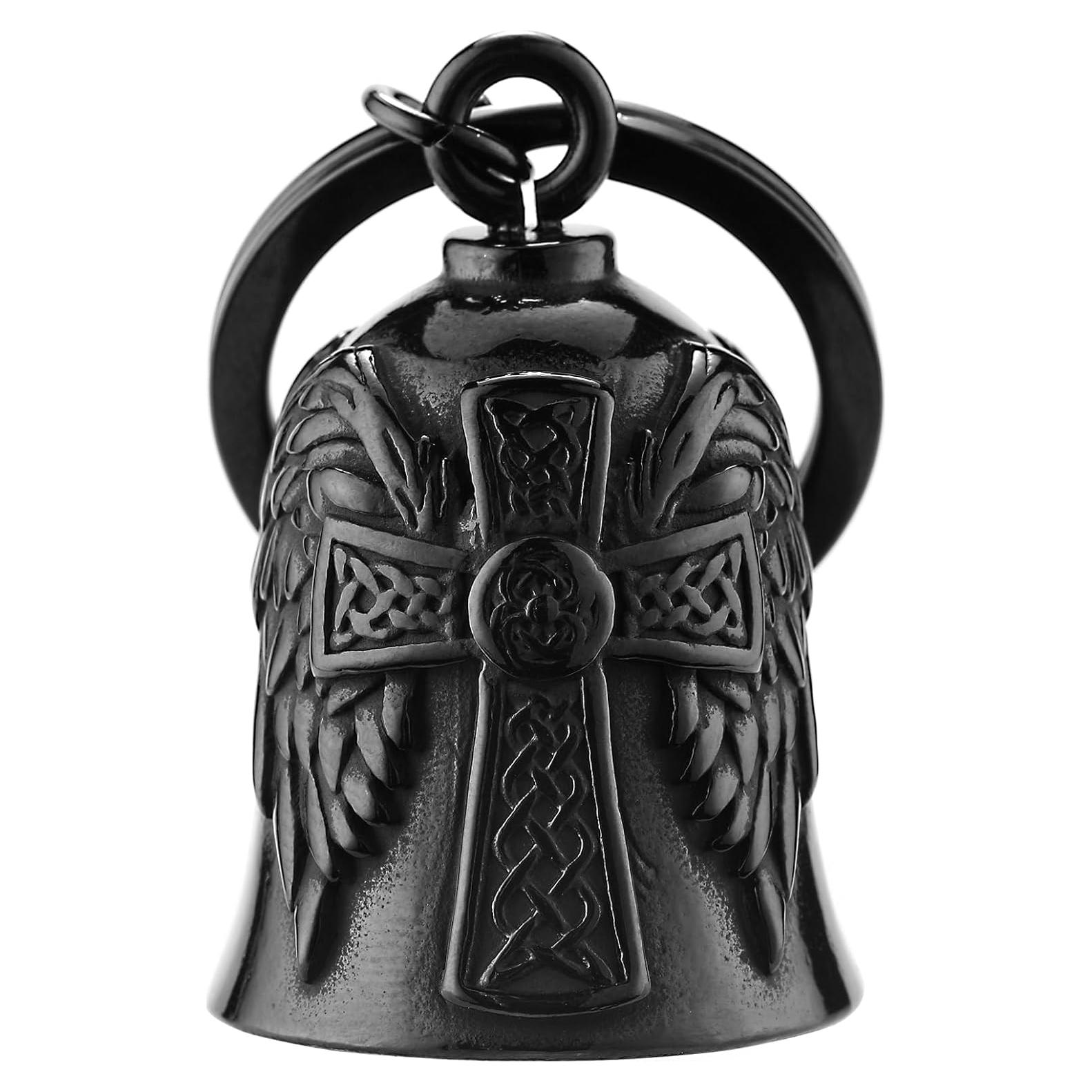 Campana de Motocicleta CYZBTBl 3D Negra - Accesorio de Seguridad