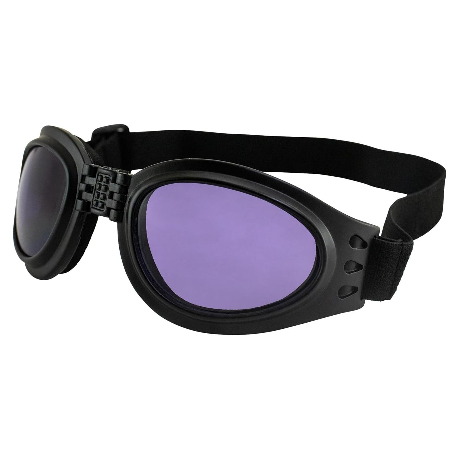 Gafas de Motocicleta Birdz Eyewear Parrot Plegables Neopreno Lente Púrpura